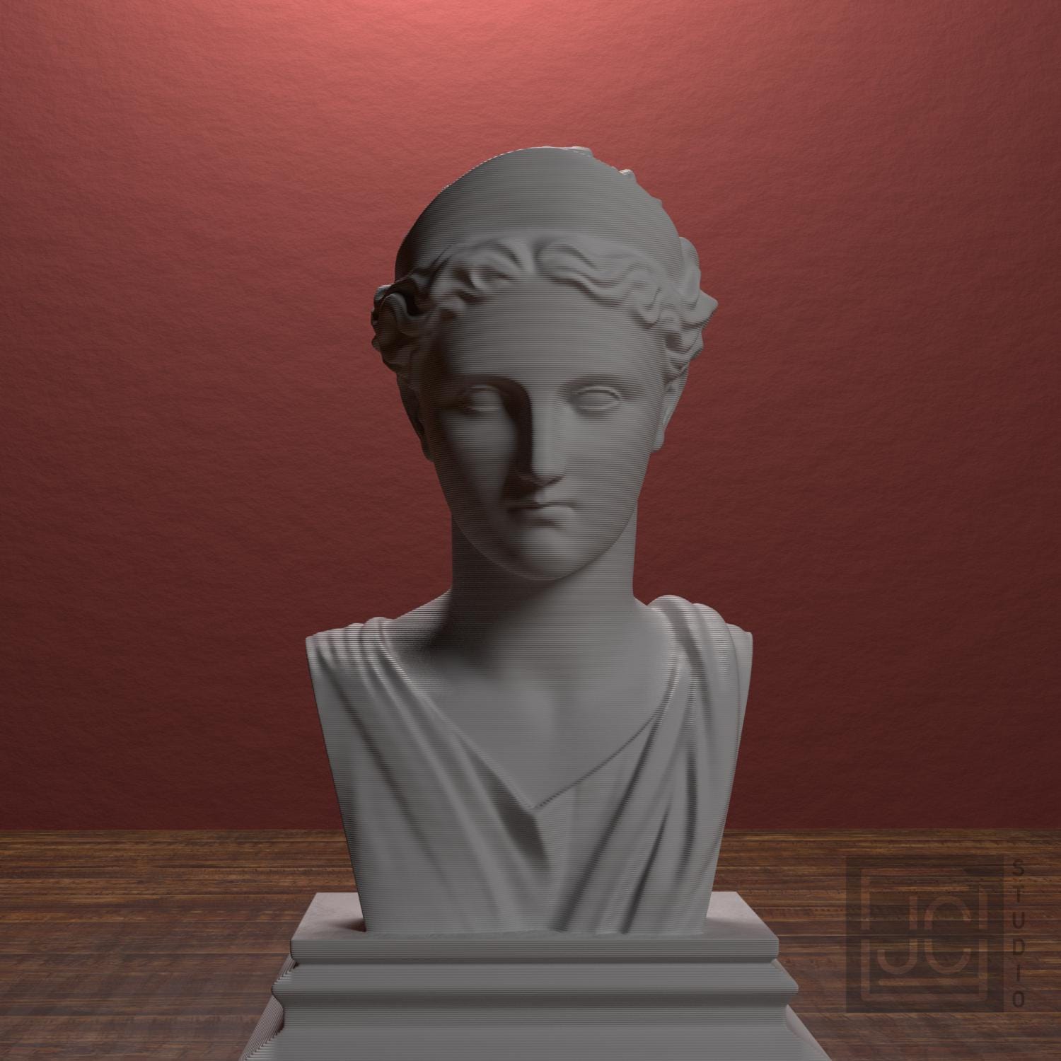 Artemis 3D Printed Collectible Bust