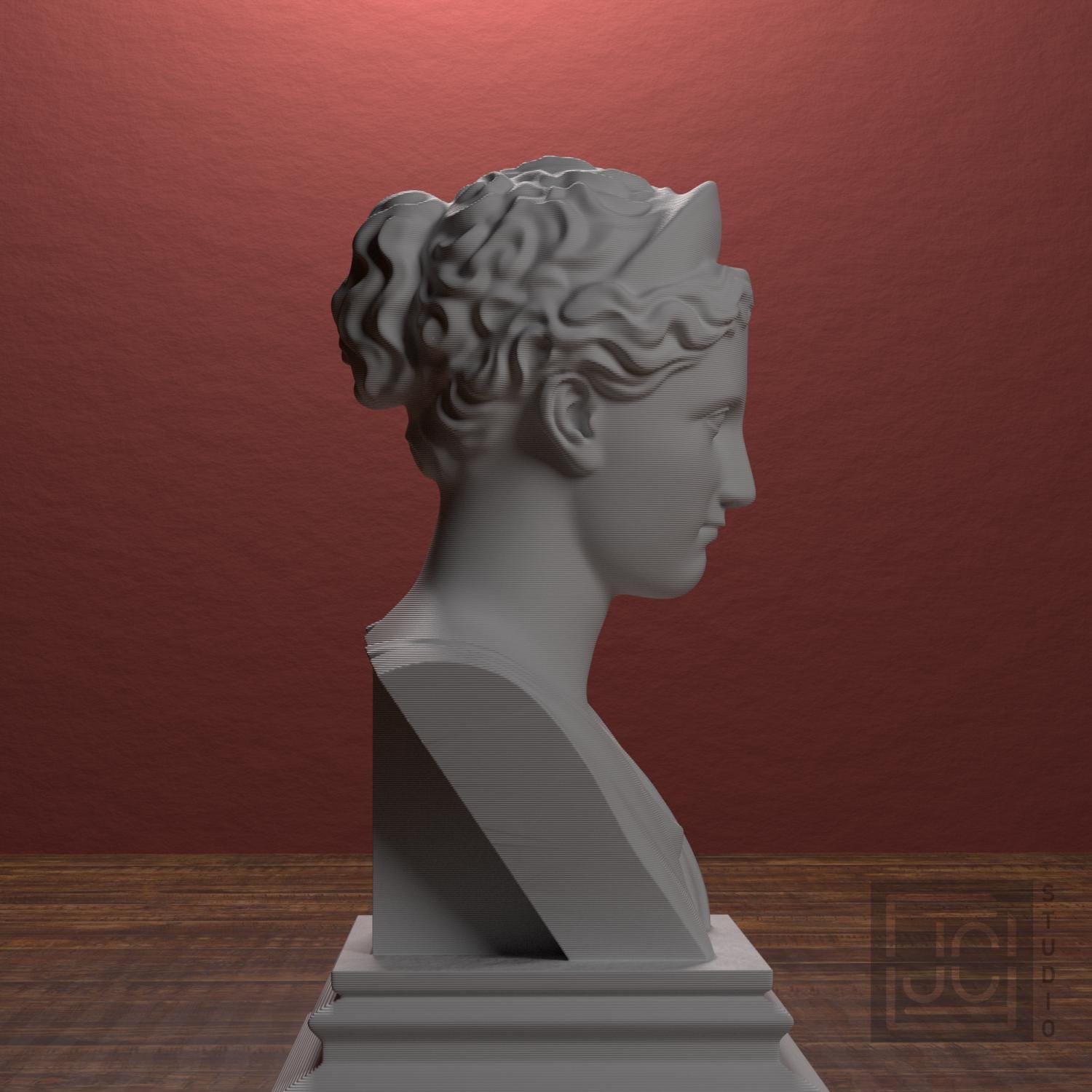 Artemis 3D Printed Collectible Bust
