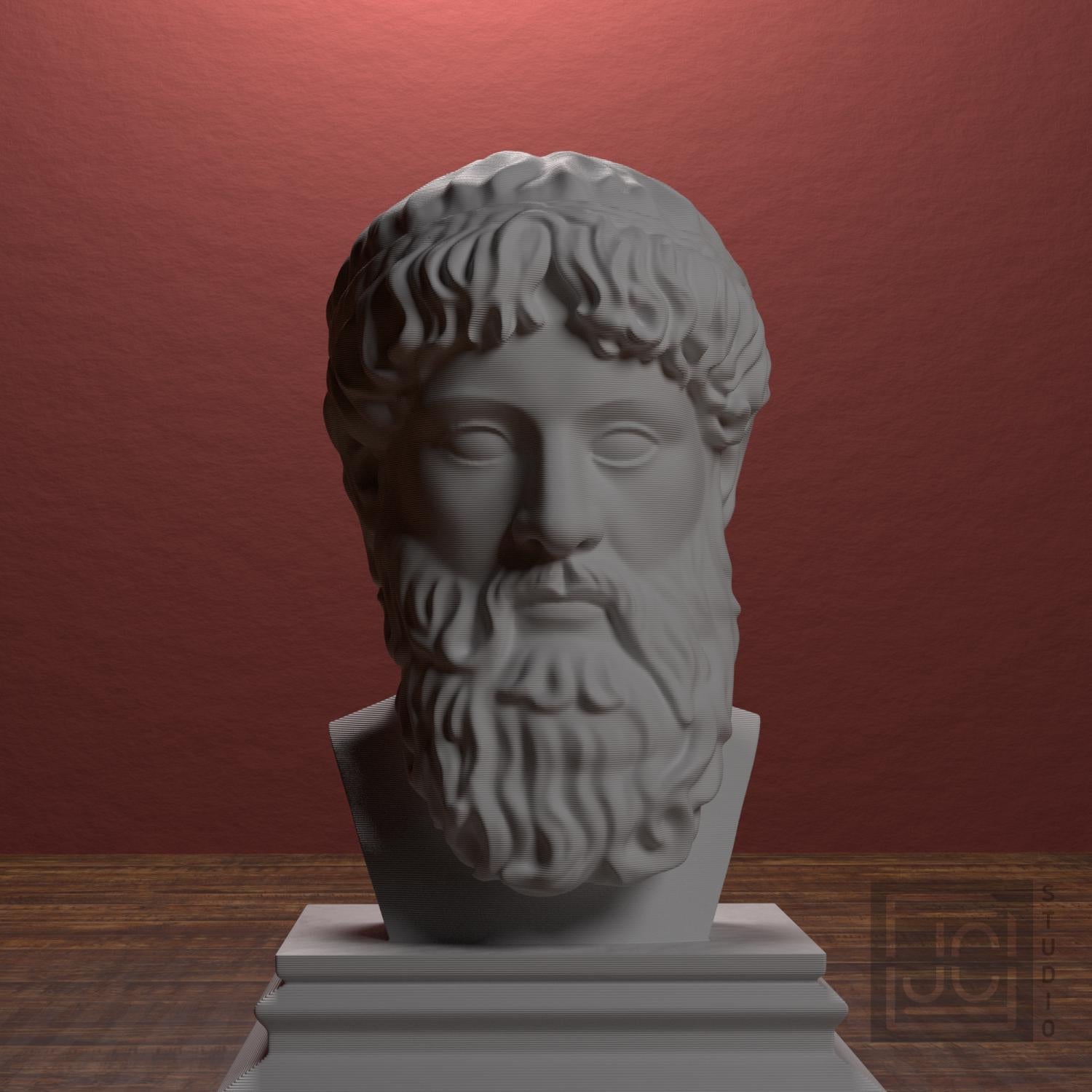 Poseidon 3D Printed Collectible Bust