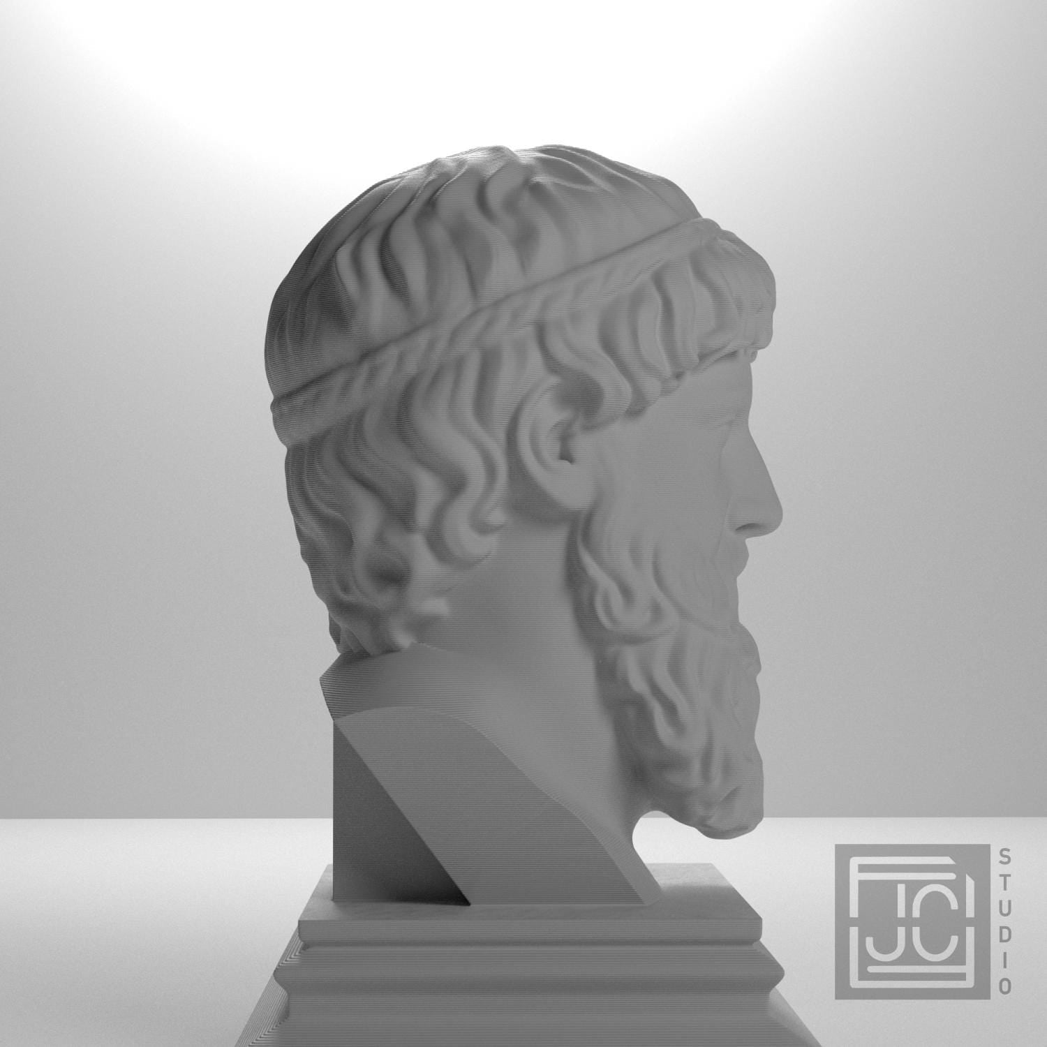 Poseidon 3D Printed Collectible Bust