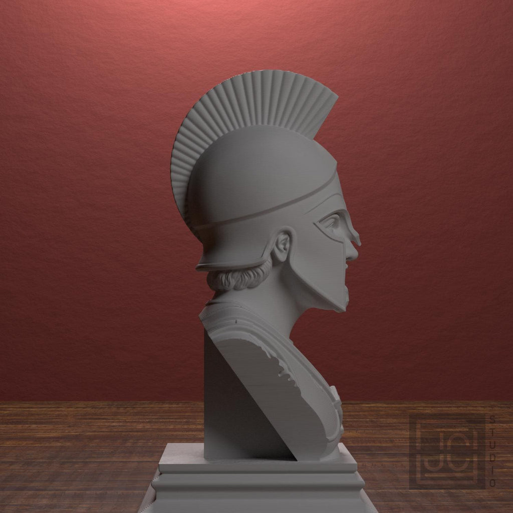 Spartan Warrior 3D Printed Collectible Bust