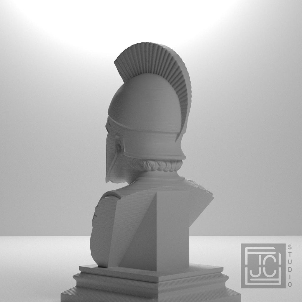 Spartan Warrior 3D Printed Collectible Bust