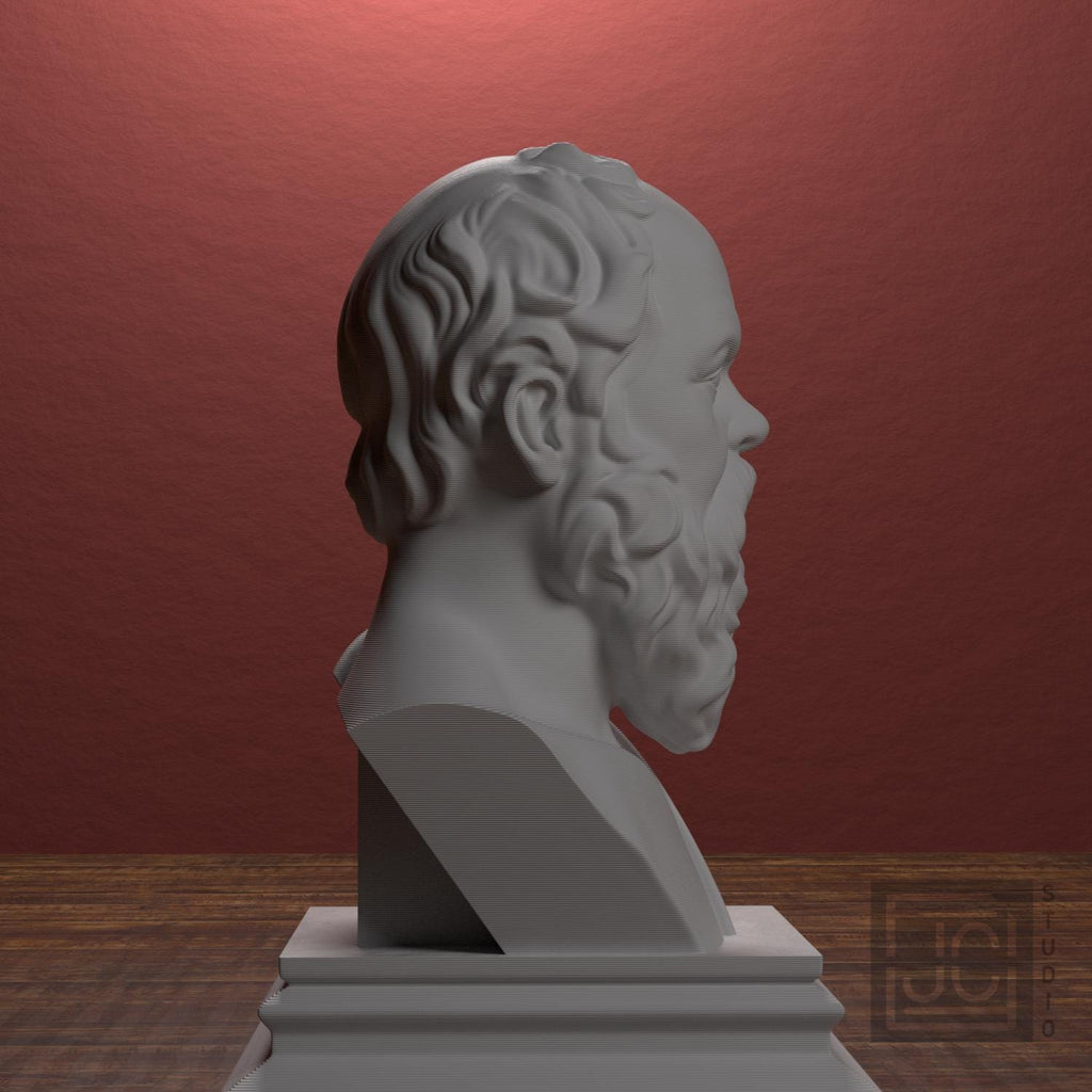 Socrates 3D Printed Collectible Bust
