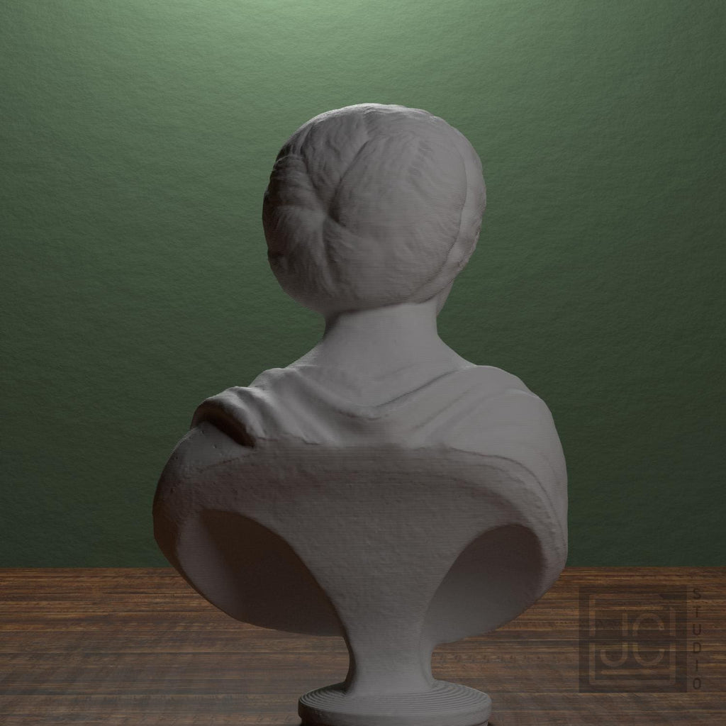 Roman Woman 3D Printed Collectible Bust