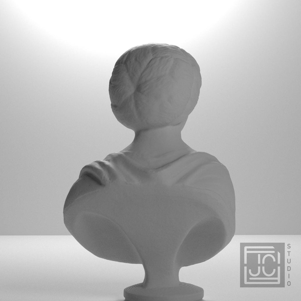 Roman Woman 3D Printed Collectible Bust