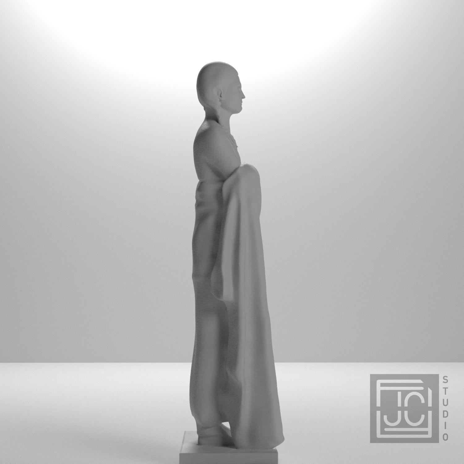 An American Stoic 3D Printed Collectible Bust