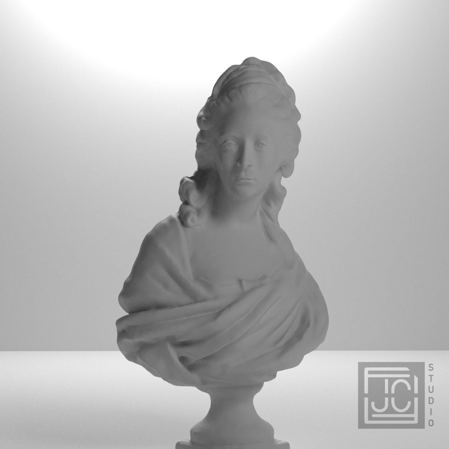 Anne-Marie-Louise Thomas de Domangeville 3D Printed Collectible Bust