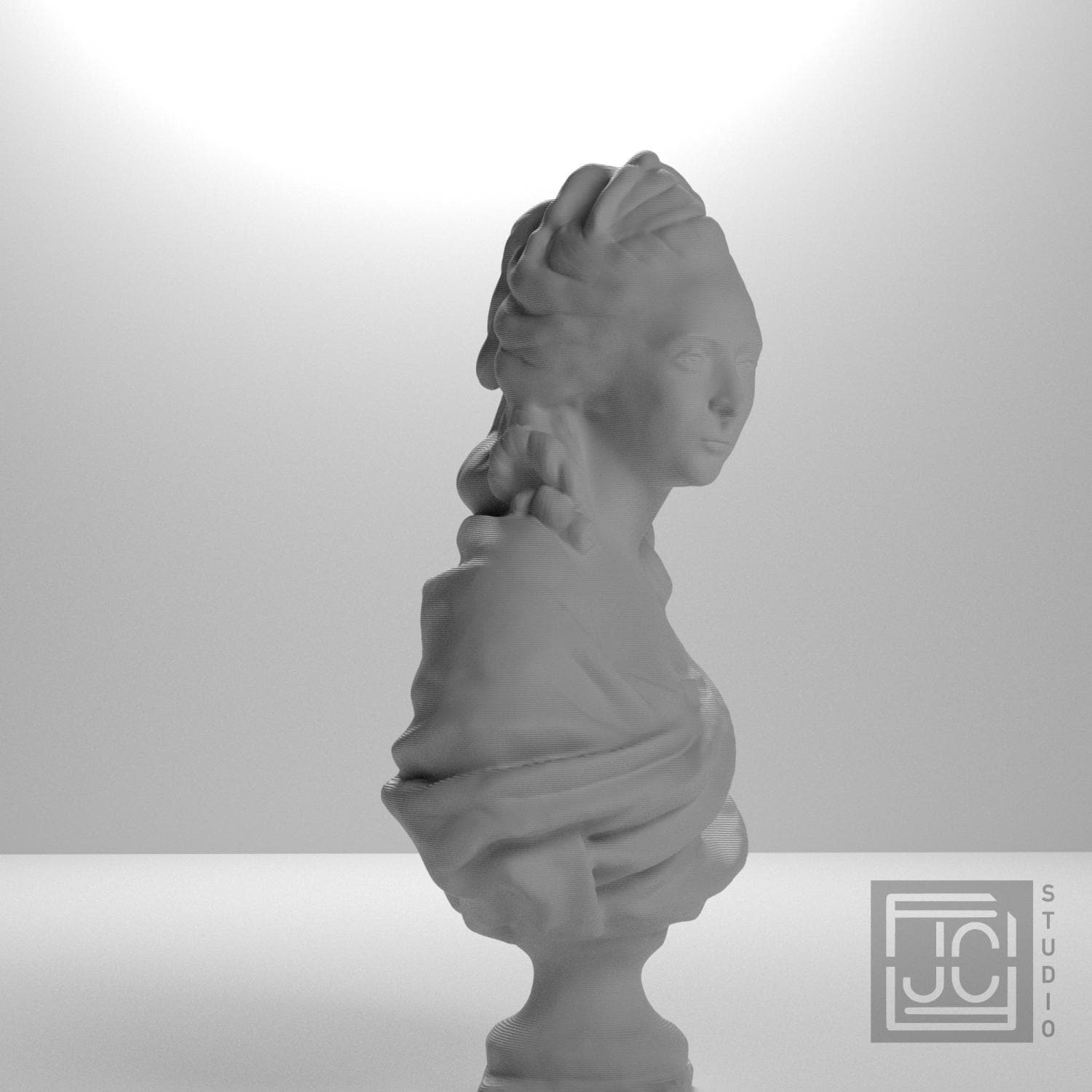 Anne-Marie-Louise Thomas de Domangeville 3D Printed Collectible Bust