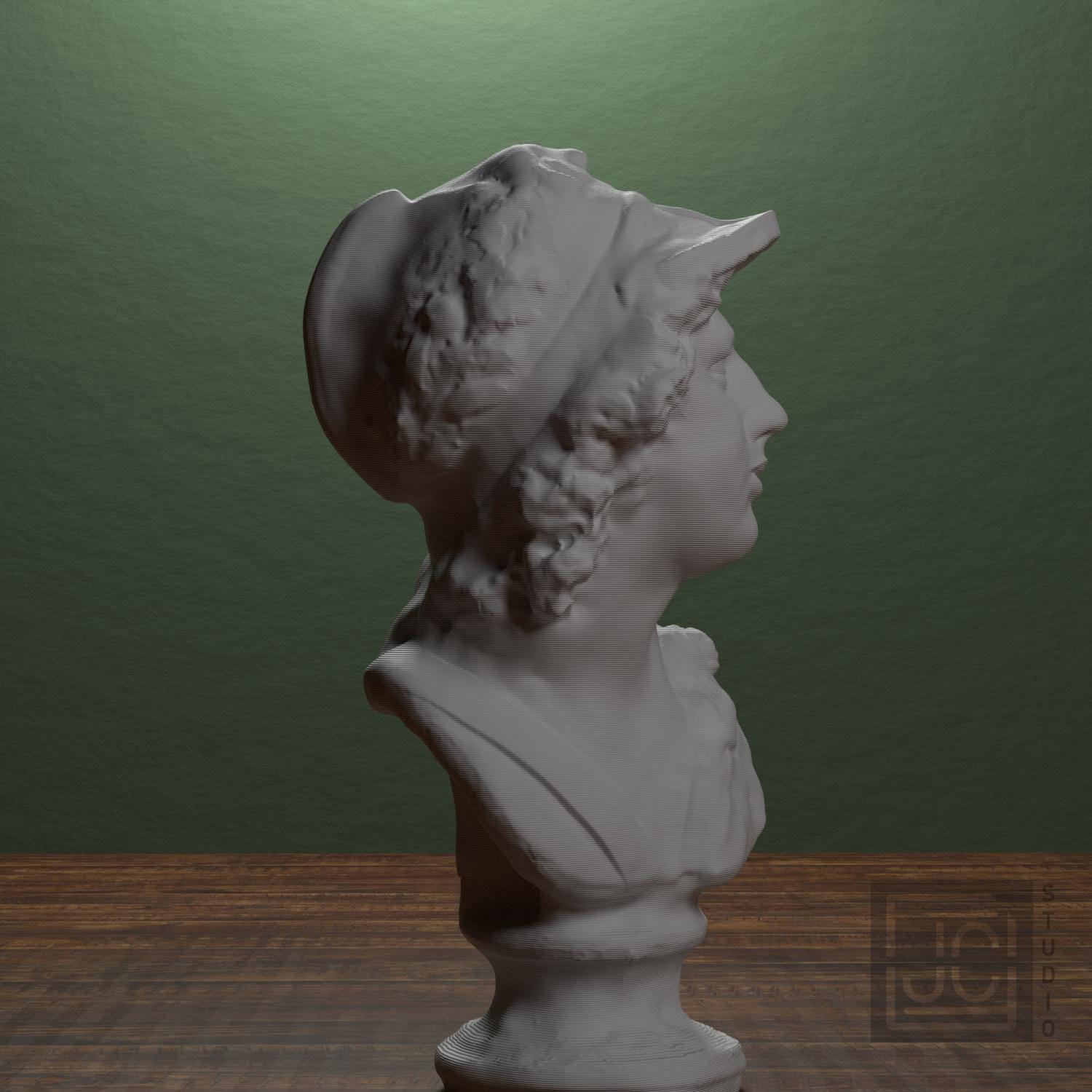 Deity 3D Printed Collectible Bust
