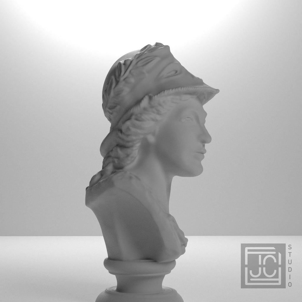 Minerva 3D Printed Collectible Bust