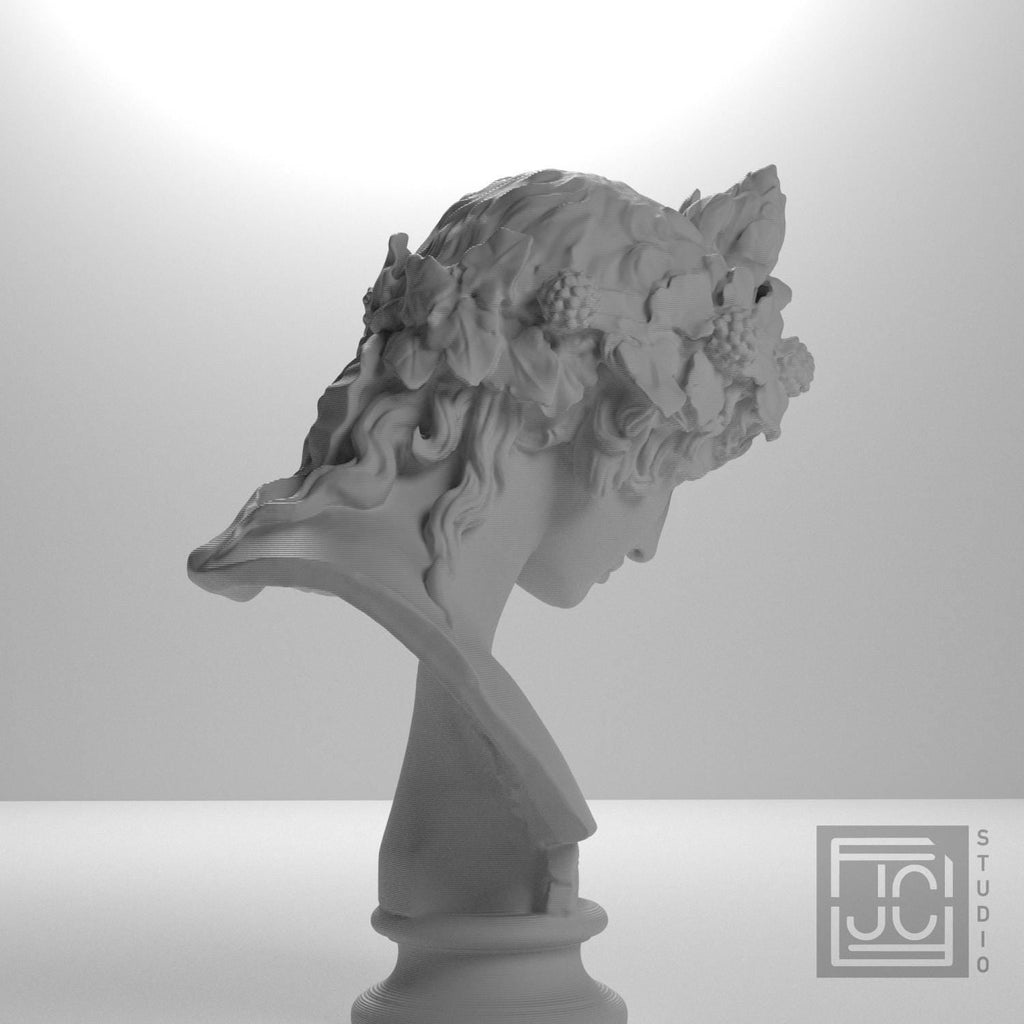 Antinous as Dionysus 3D Printed Collectible Bust