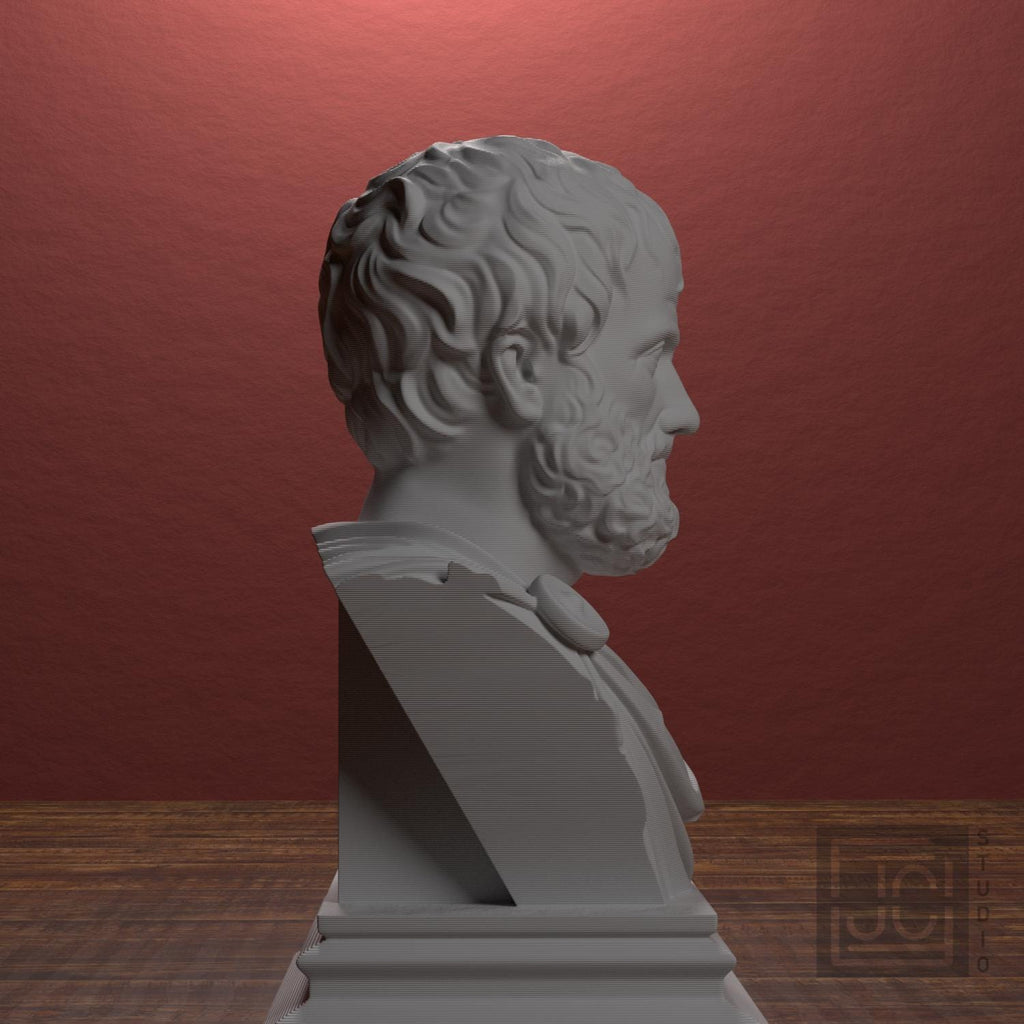 Aristotle 3D Printed Collectible Bust
