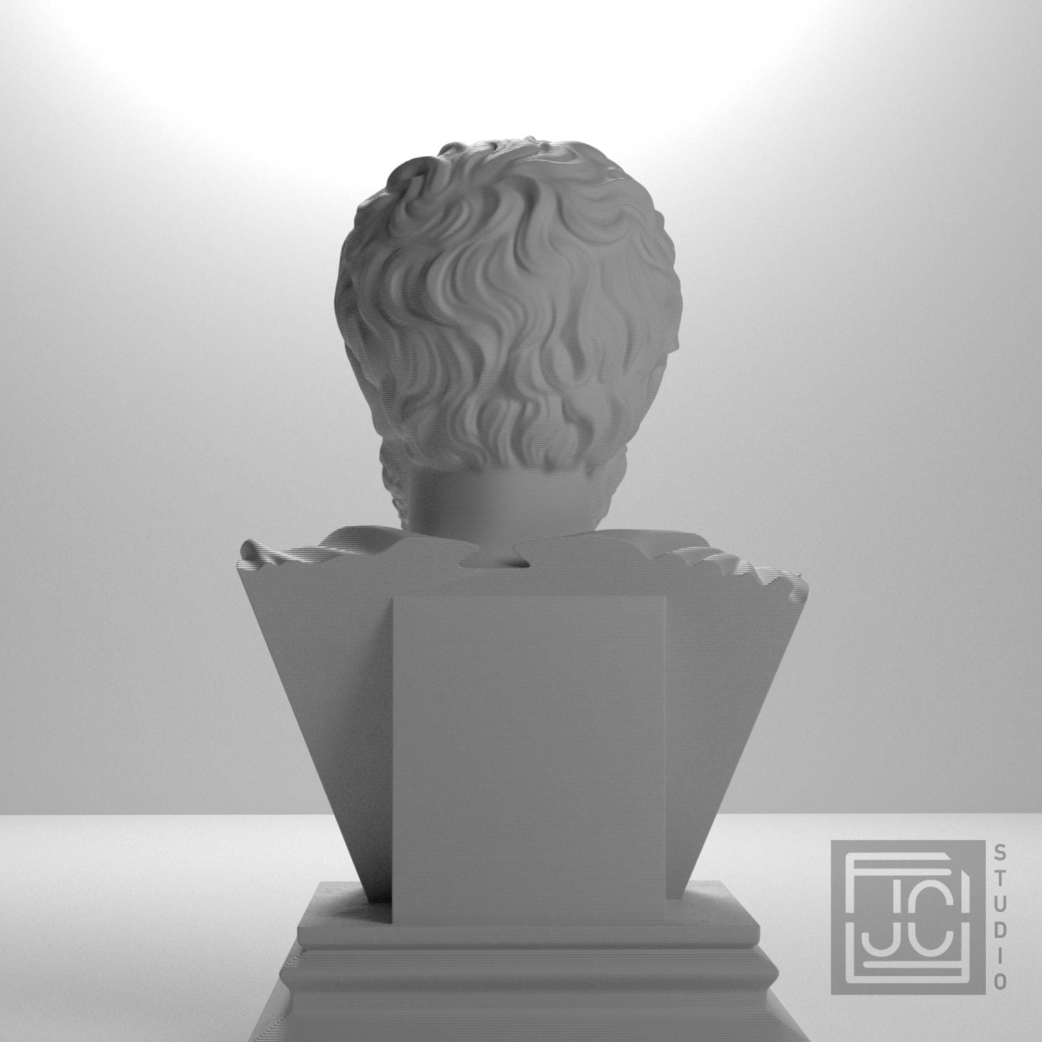 Aristotle 3D Printed Collectible Bust