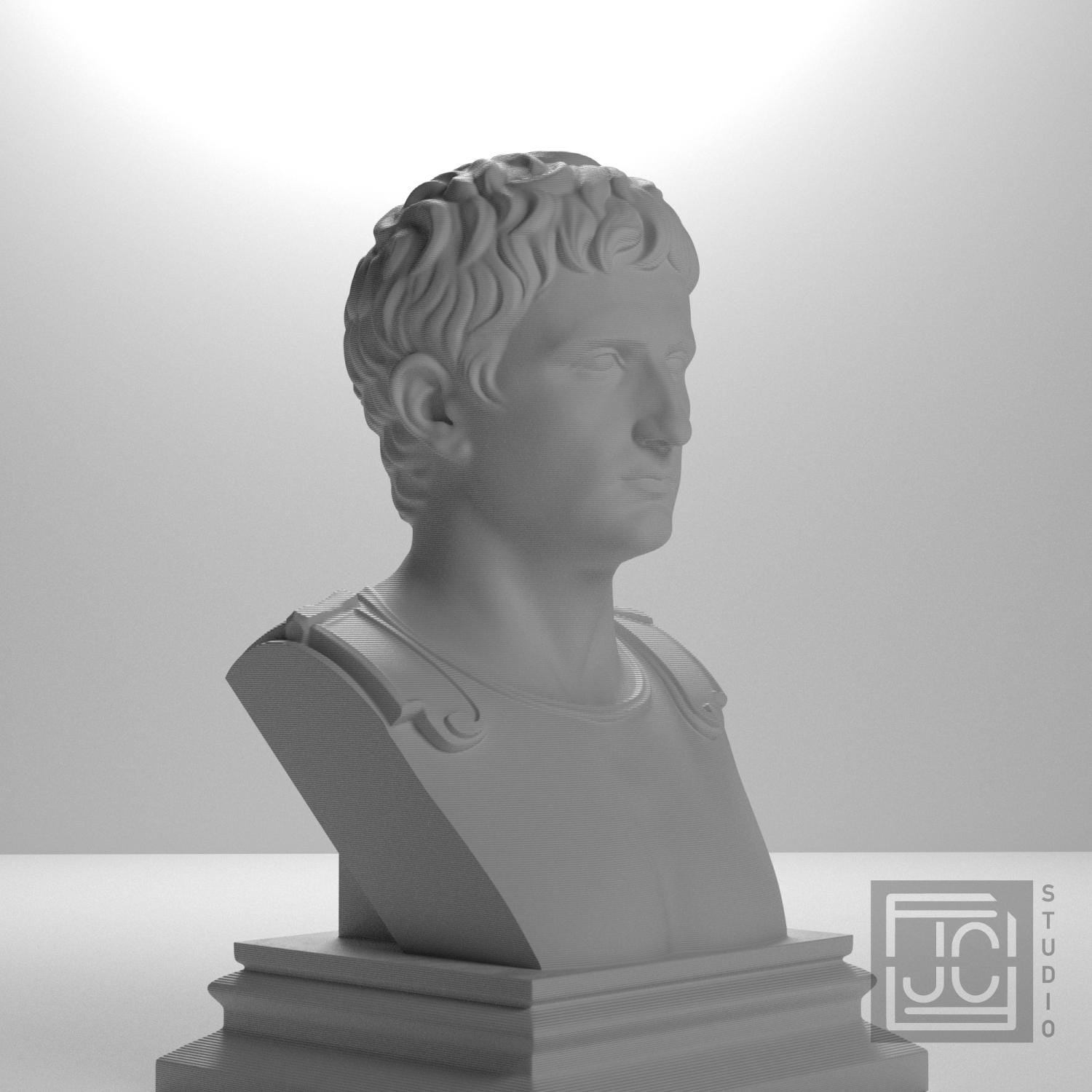 Augustus 3D Printed Collectible Bust