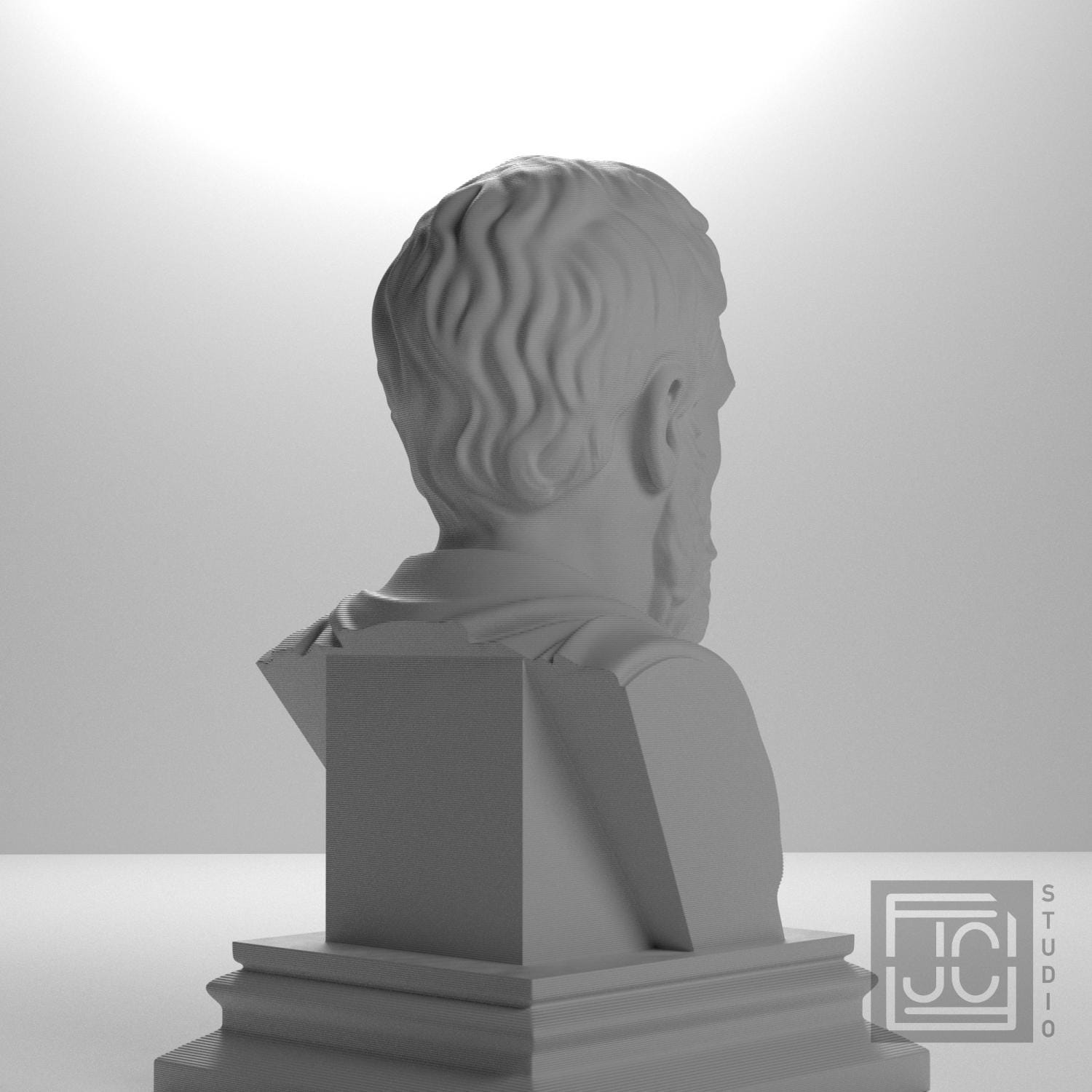 Epictetus 3D Printed Collectible Bust