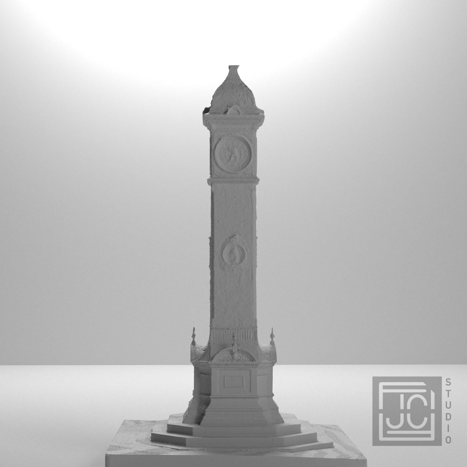 Highbury Hill Clocktower 3D Printed Architectural Sculpture