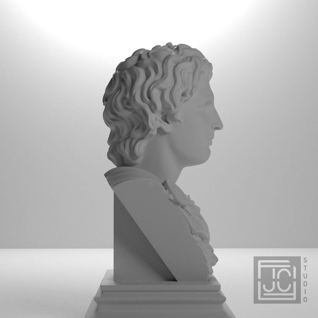 Alexander the Great 3D Printed Collectible Bust