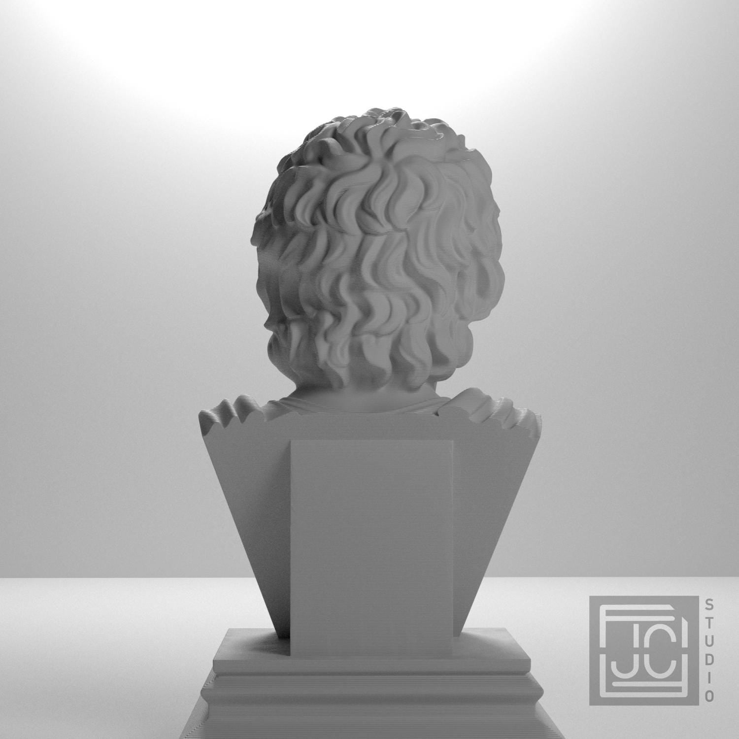 Alexander the Great 3D Printed Collectible Bust