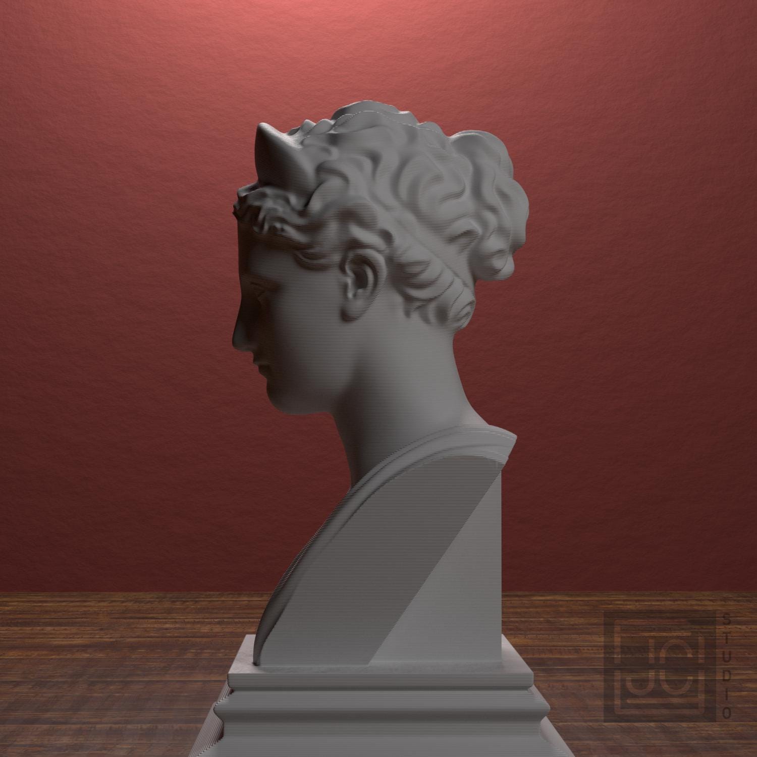 Artemis 3D Printed Collectible Bust