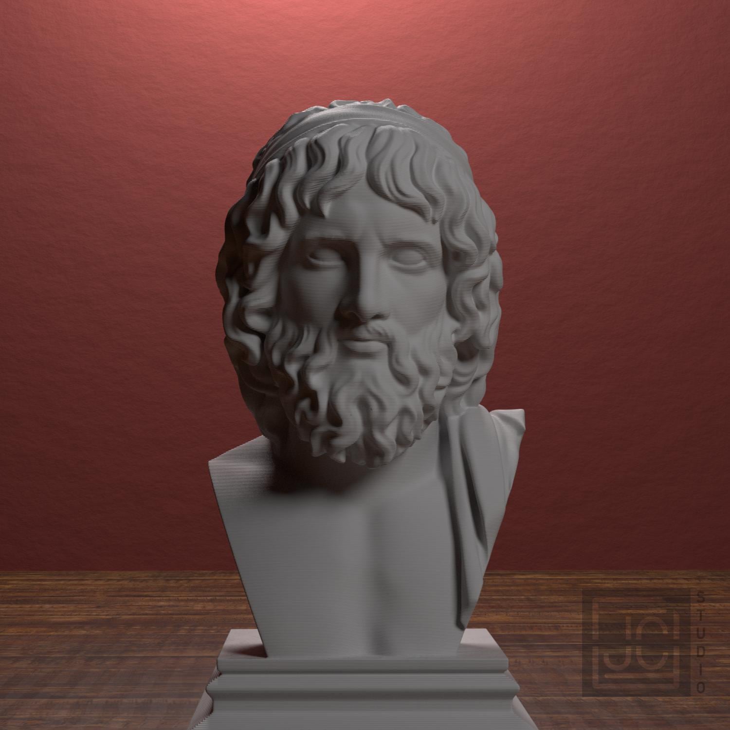 Hades 3D Printed Collectible Bust