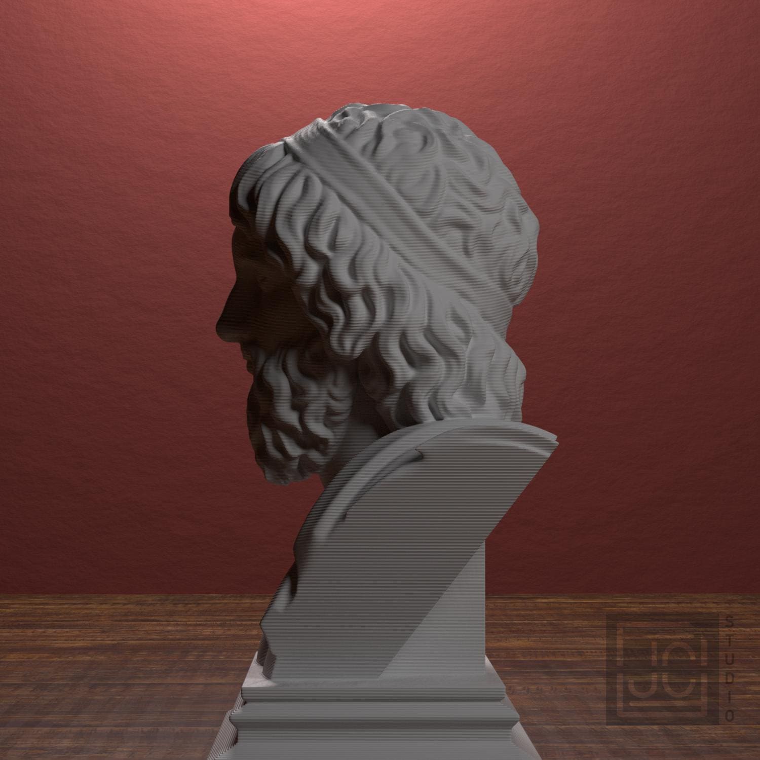 Hades 3D Printed Collectible Bust