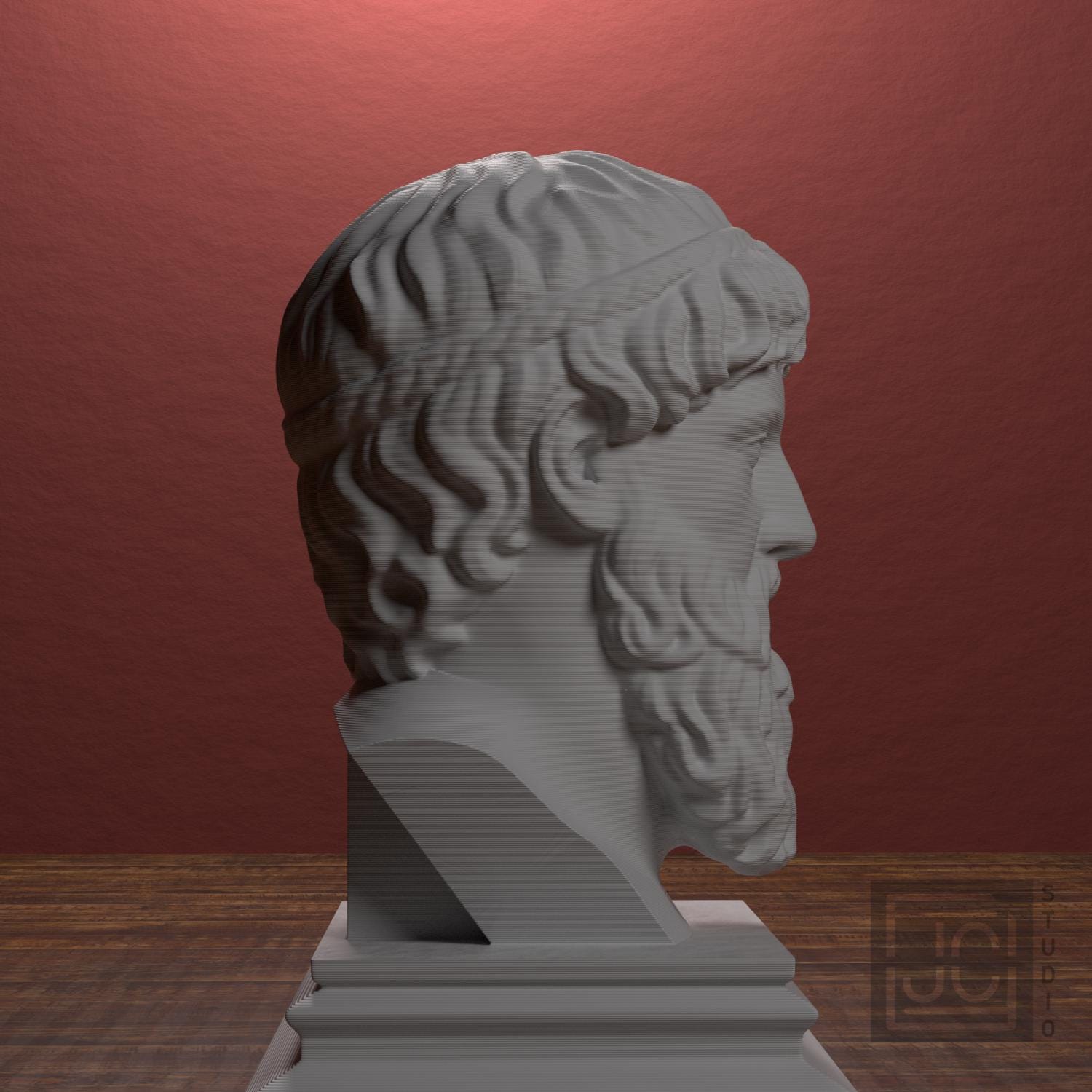 Poseidon 3D Printed Collectible Bust
