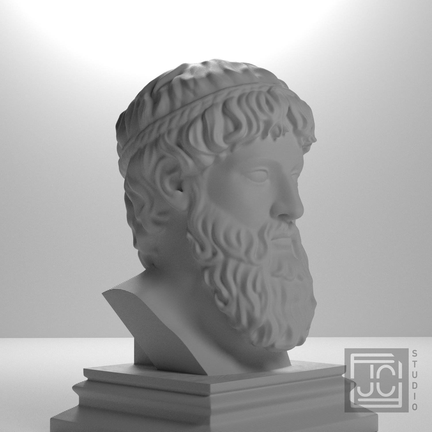 Poseidon 3D Printed Collectible Bust