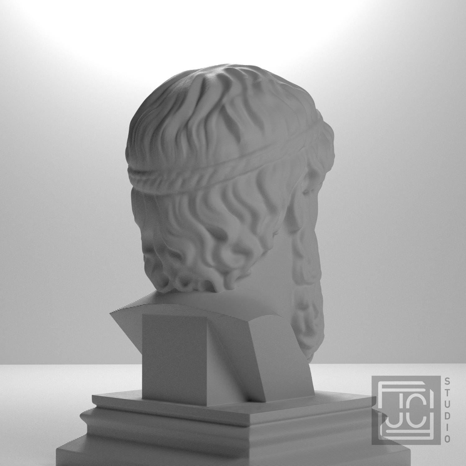 Poseidon 3D Printed Collectible Bust