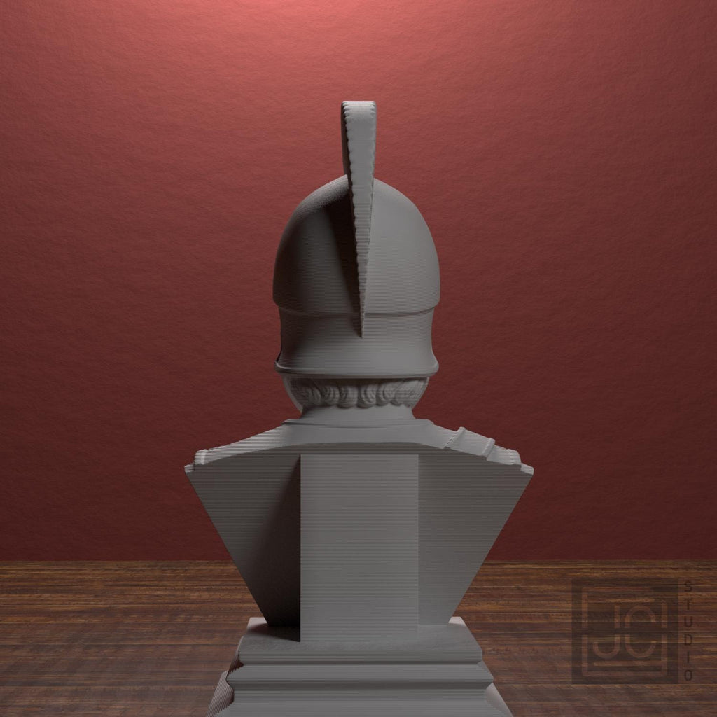Spartan Warrior 3D Printed Collectible Bust
