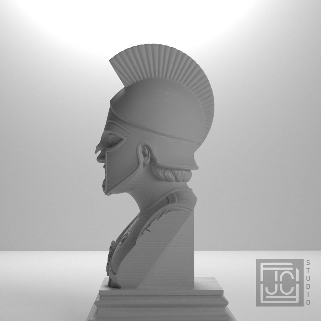 Spartan Warrior 3D Printed Collectible Bust