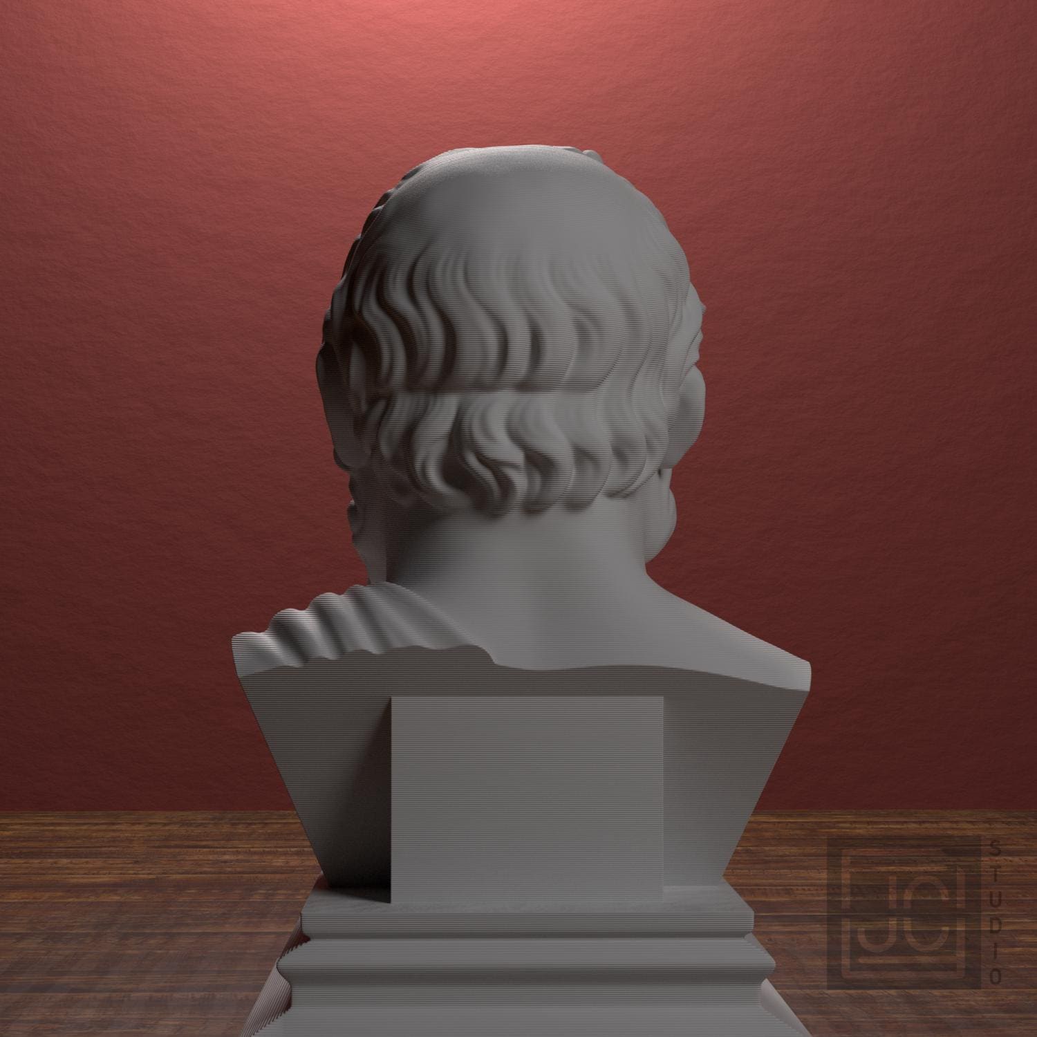 Socrates 3D Printed Collectible Bust