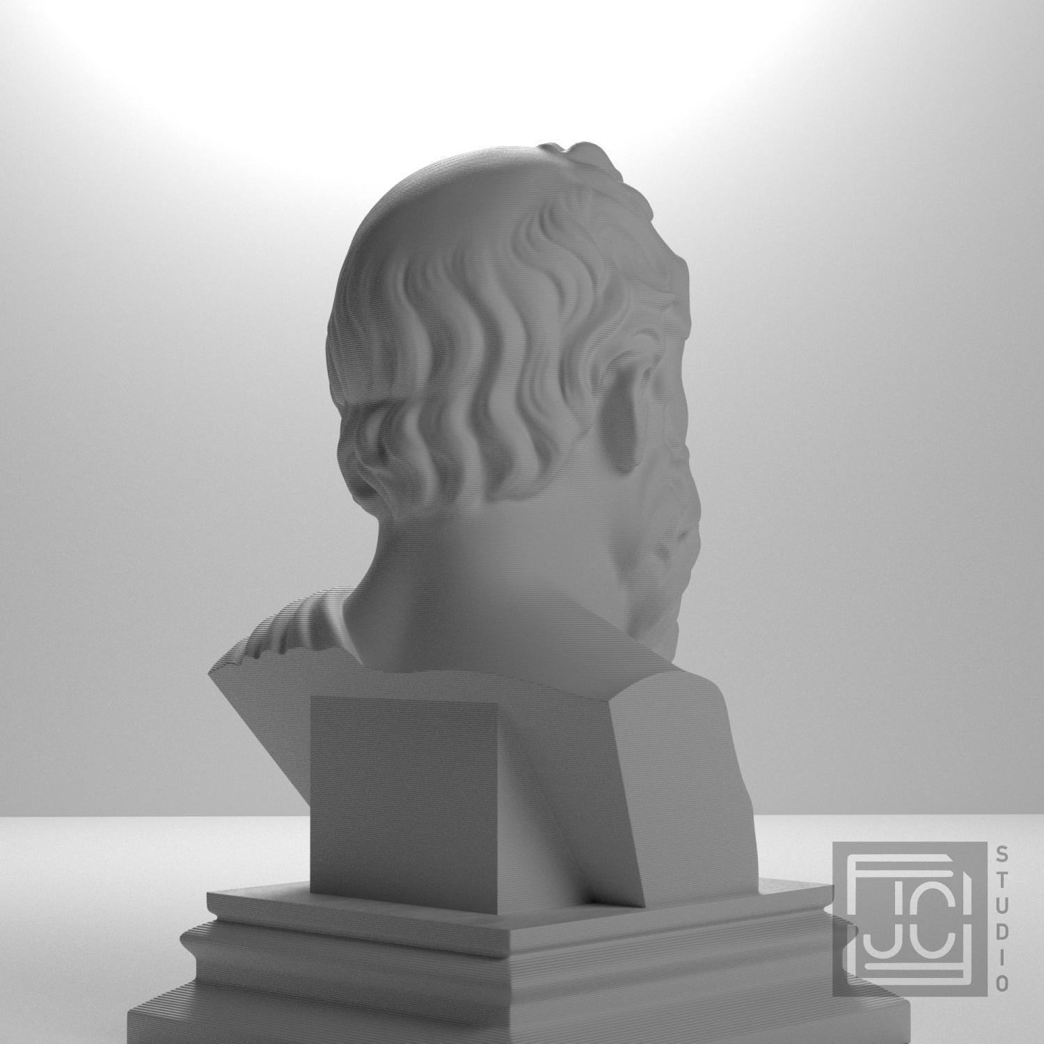 Socrates 3D Printed Collectible Bust