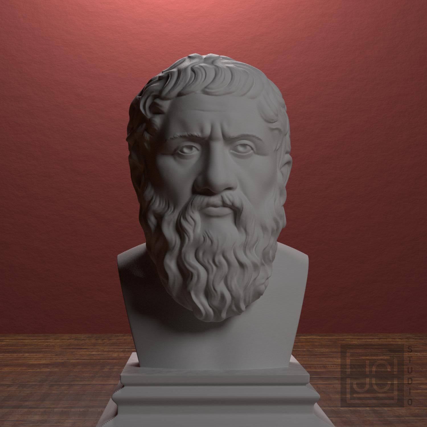Plato 3D Printed Collectible Bust