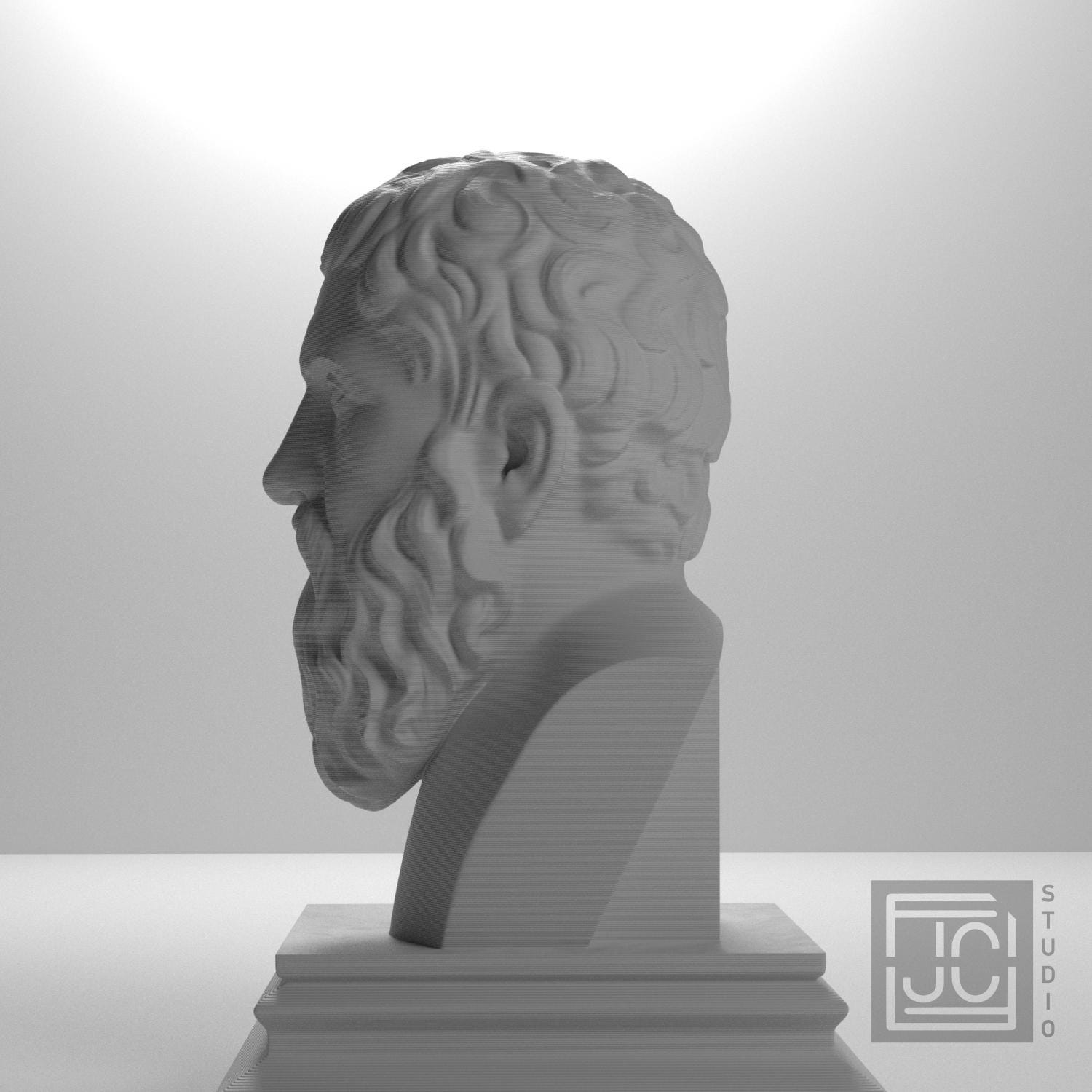 Plato 3D Printed Collectible Bust