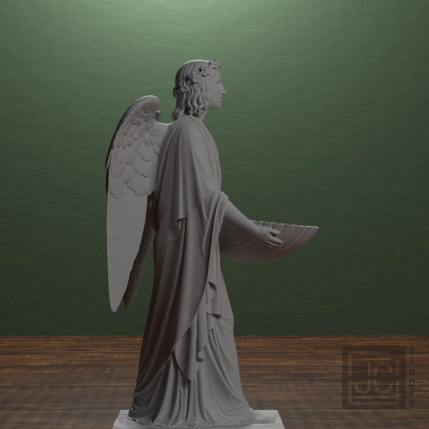 Baptismal Angel 3D Printed Collectible Bust