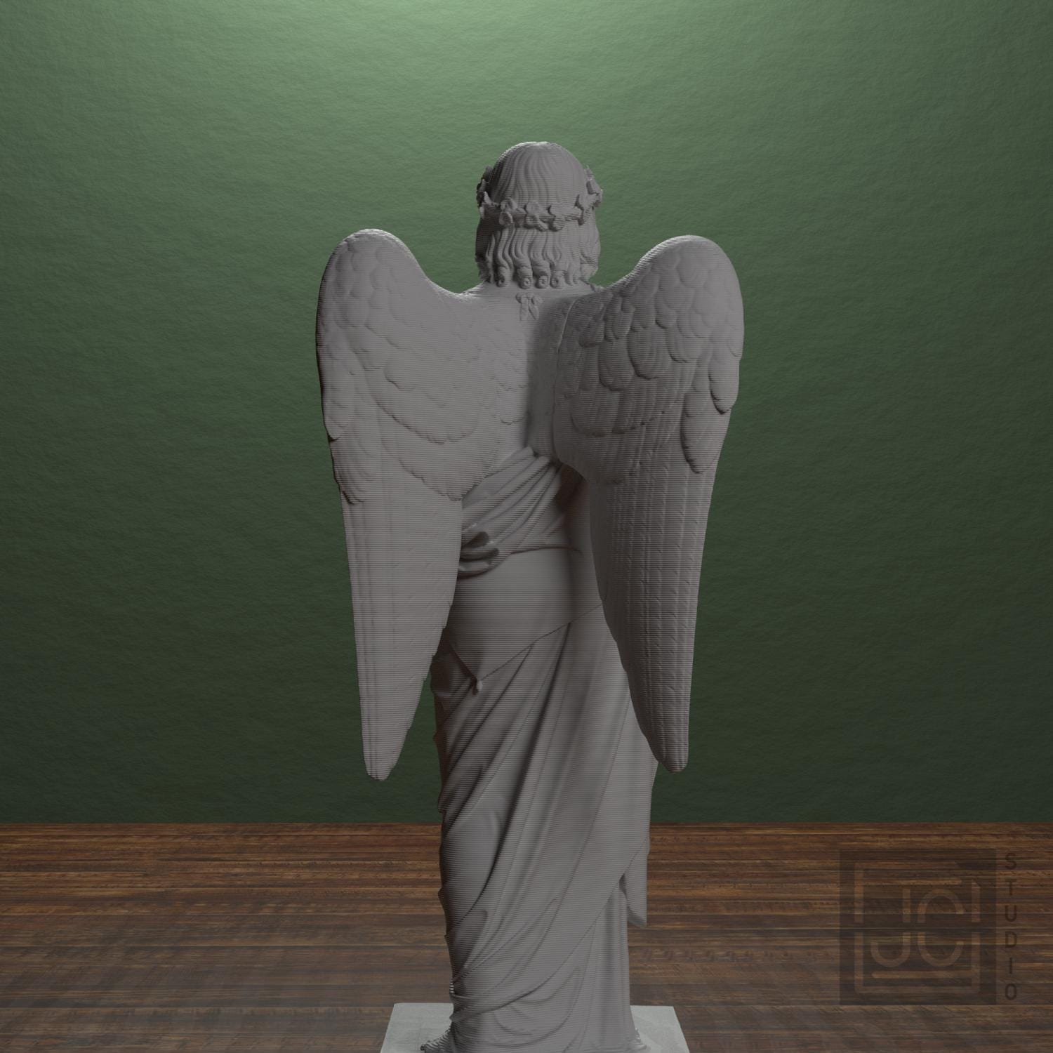 Baptismal Angel 3D Printed Collectible Bust