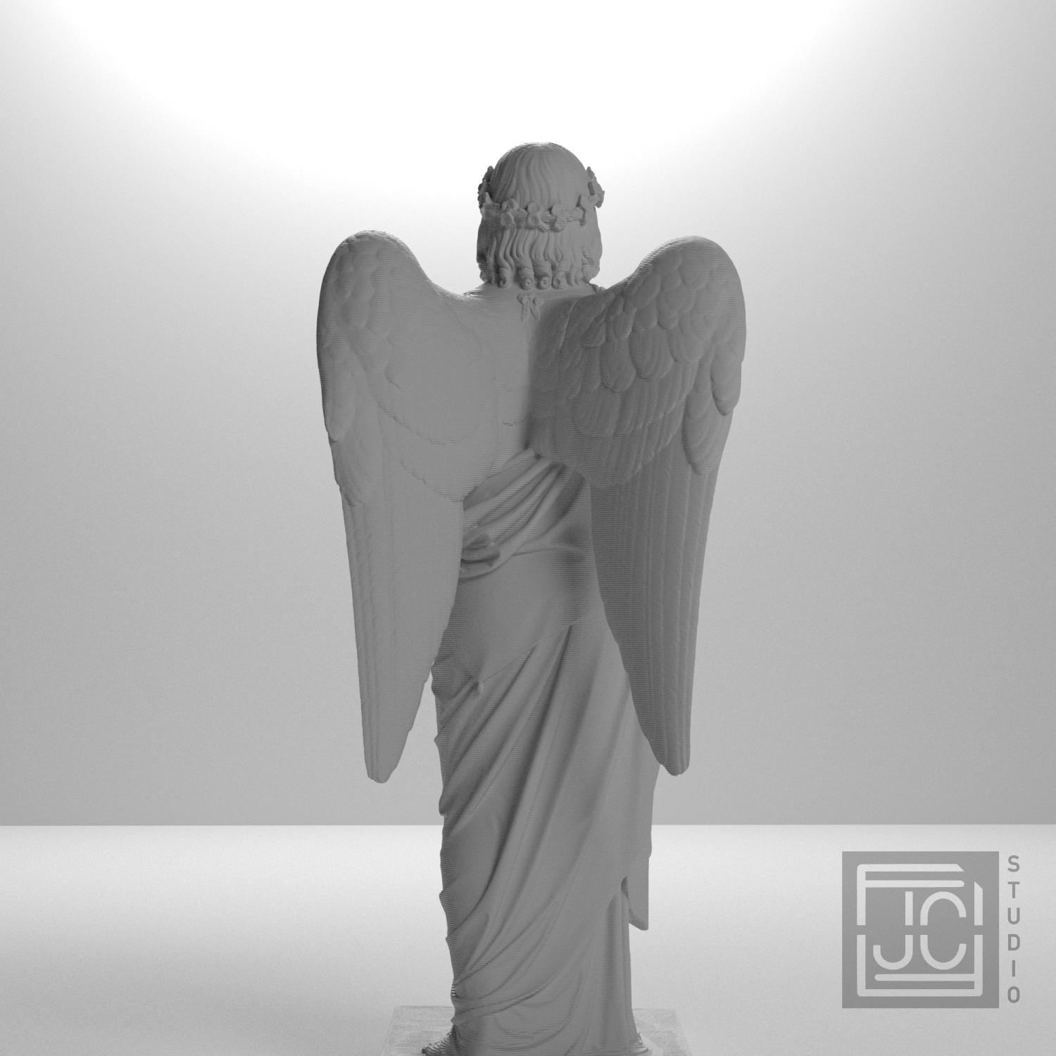 Baptismal Angel 3D Printed Collectible Bust