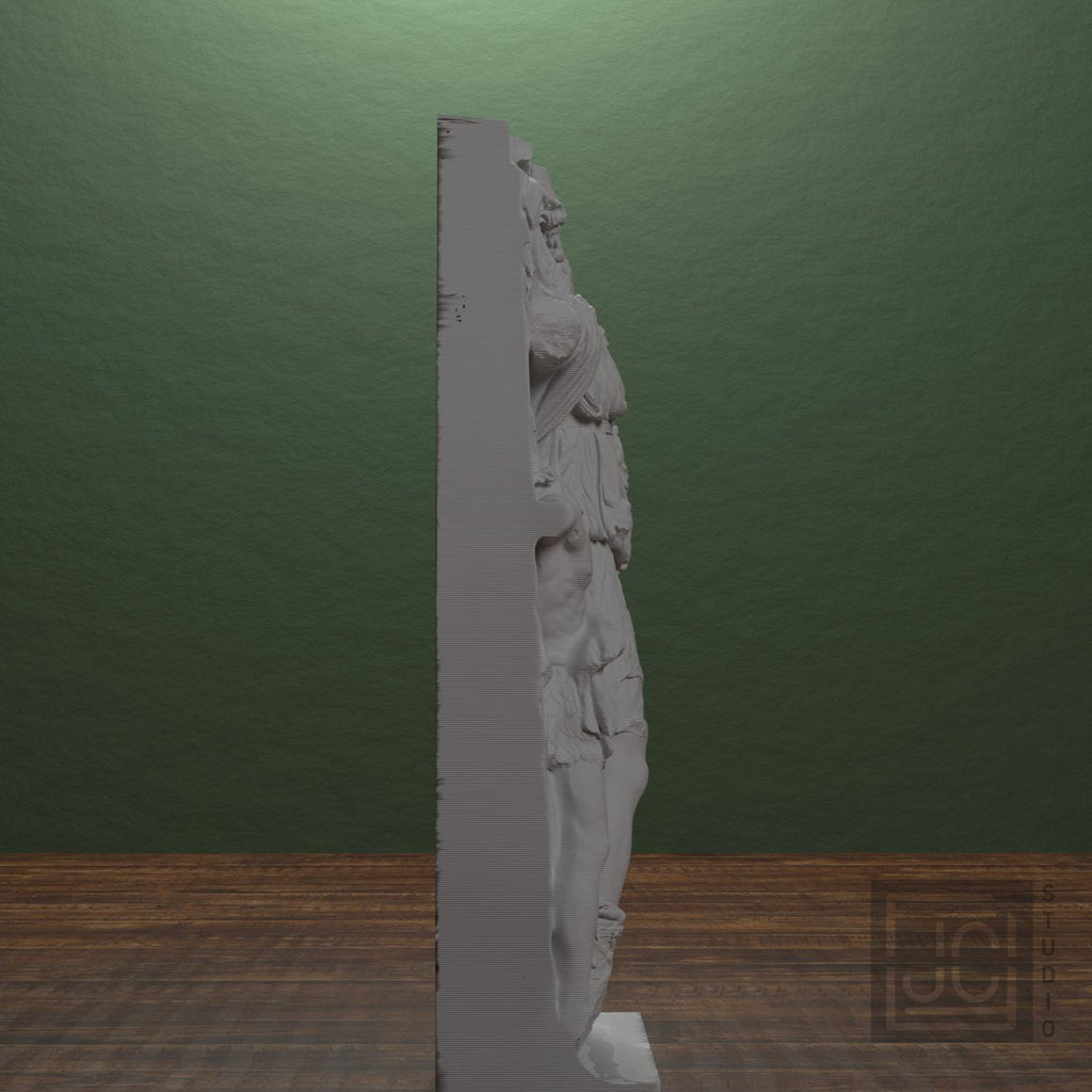 Dionysus and Satyr 3D Printed Collectible Bust