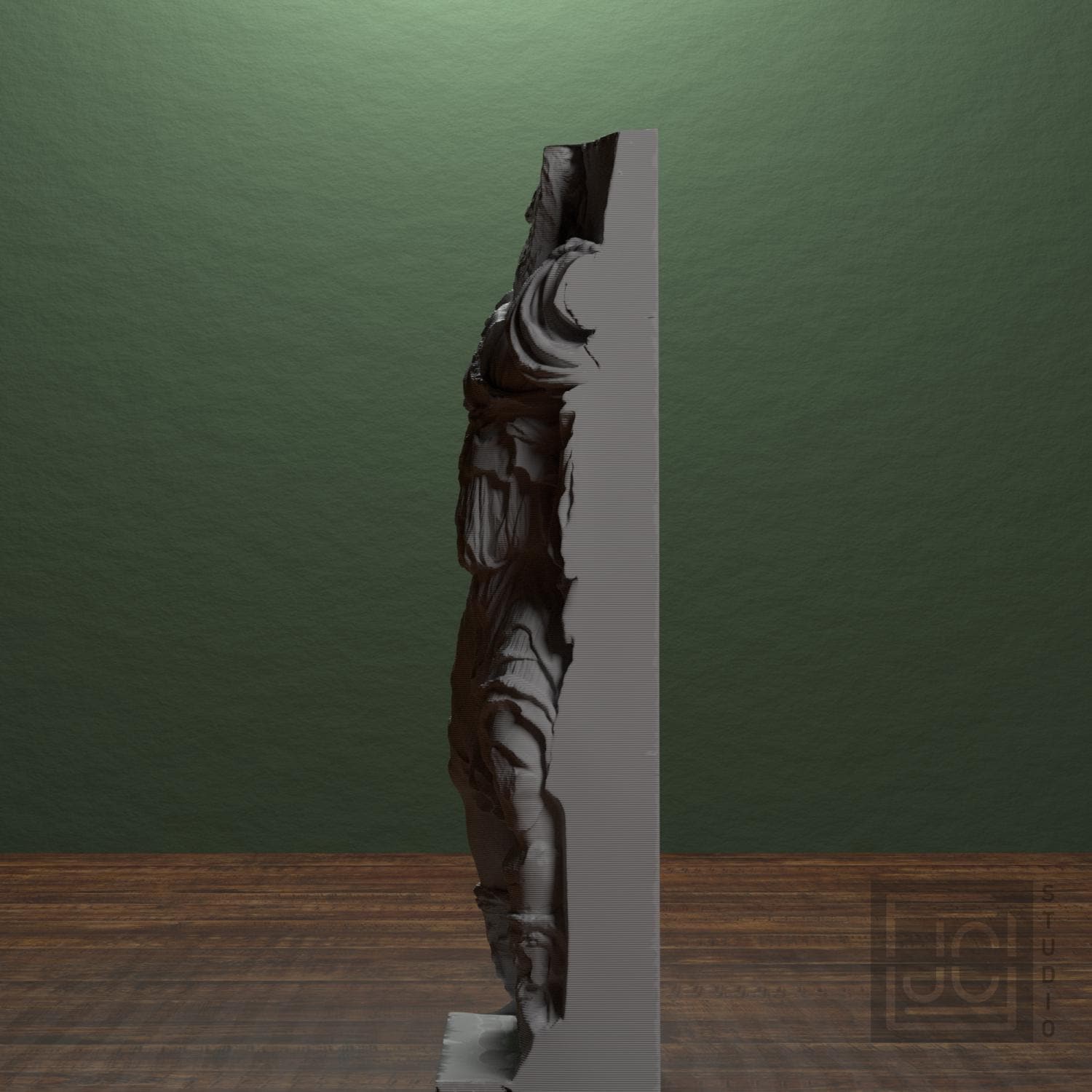 Dionysus and Satyr 3D Printed Collectible Bust