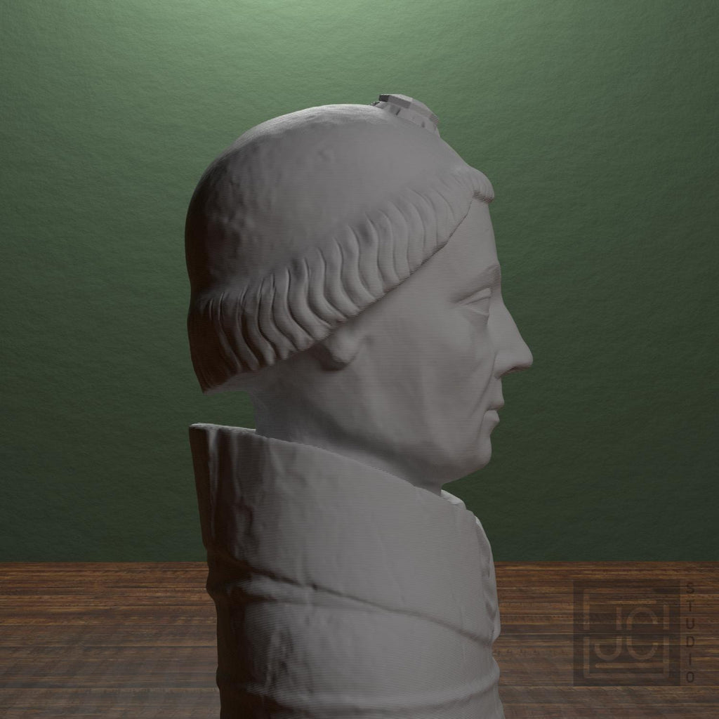 Reliquary Bust 3D Printed Museum Replica