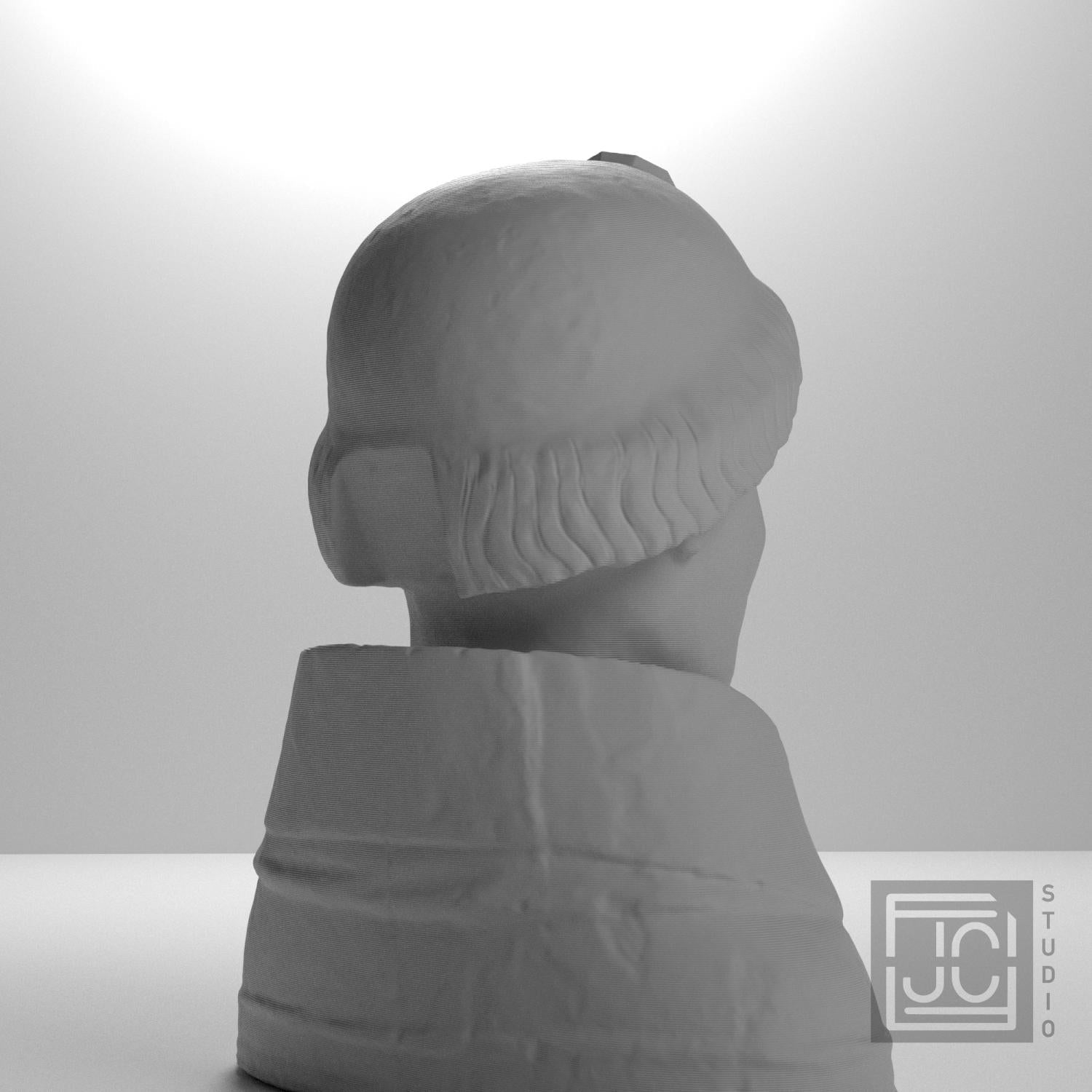 Reliquary Bust 3D Printed Museum Replica