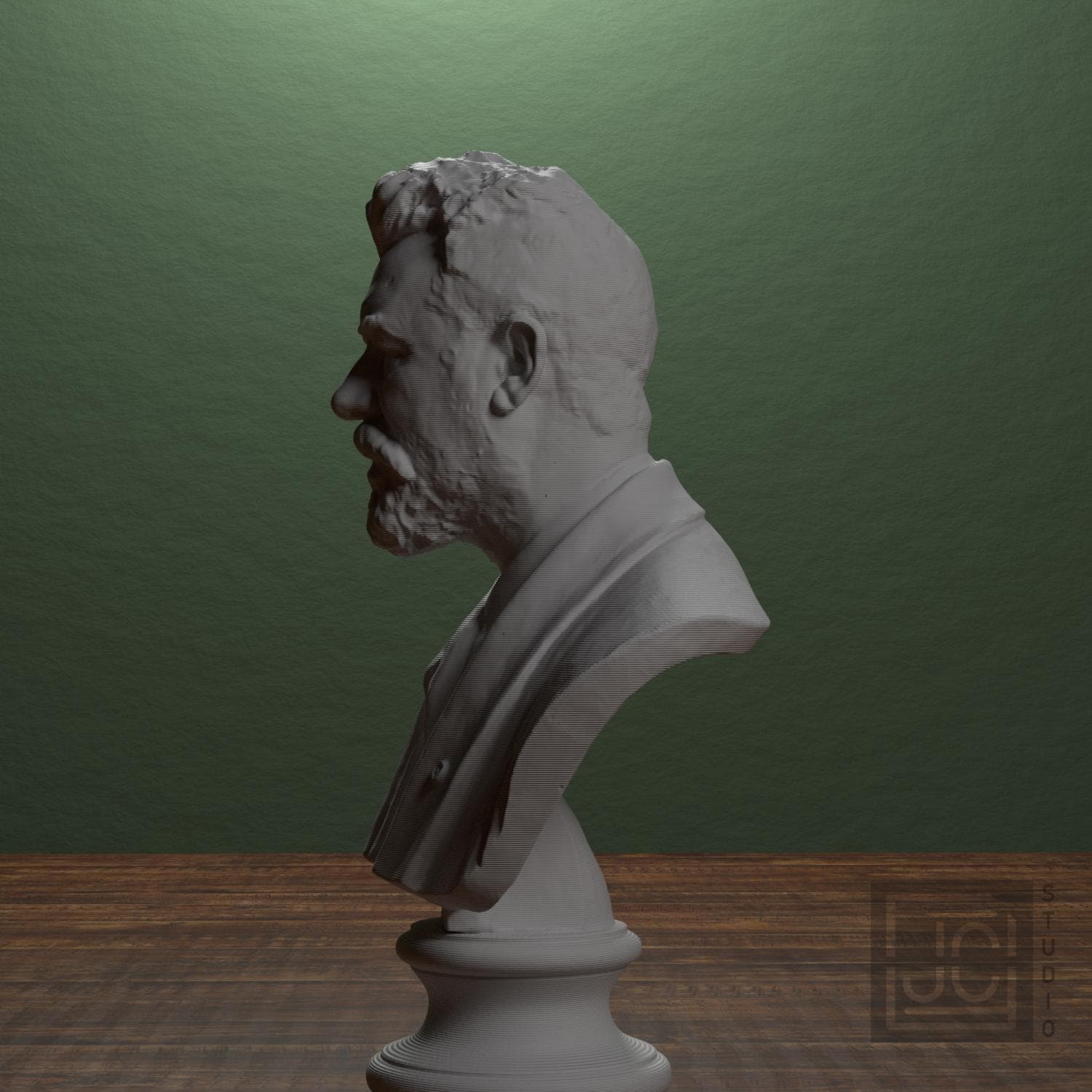 Carl Jacobsen 3D Printed Collectible Bust