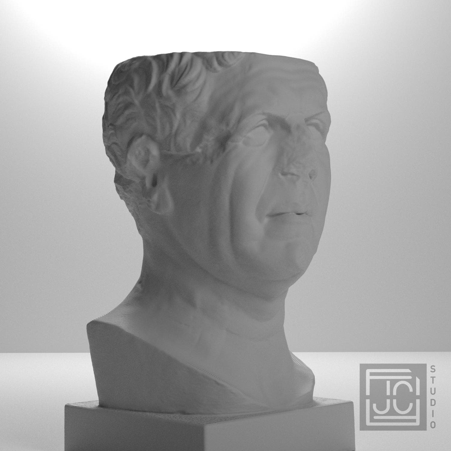 So-Called Tivoli General 3D Printed Museum Portrait Replica