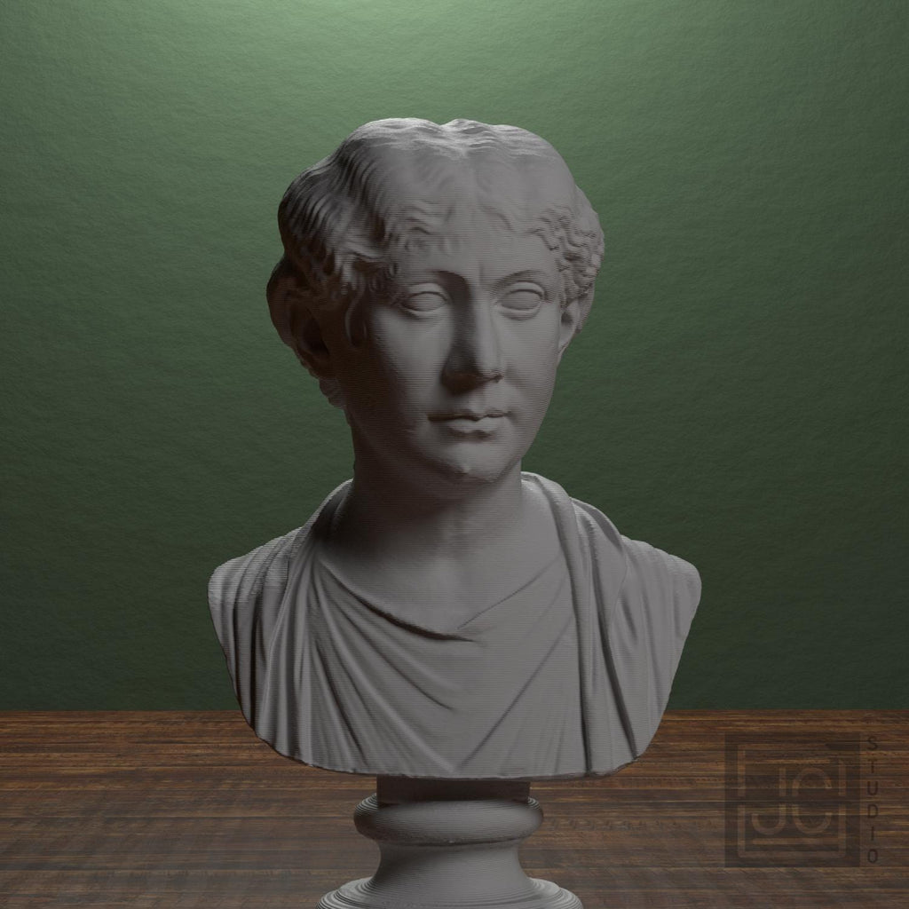 Roman Lady 3D Printed Collectible Bust