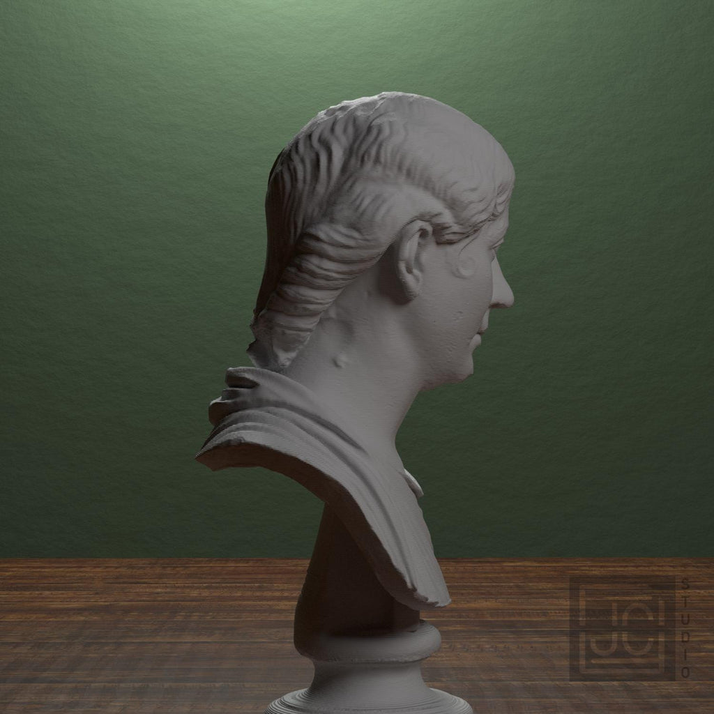 Roman Lady 3D Printed Collectible Bust
