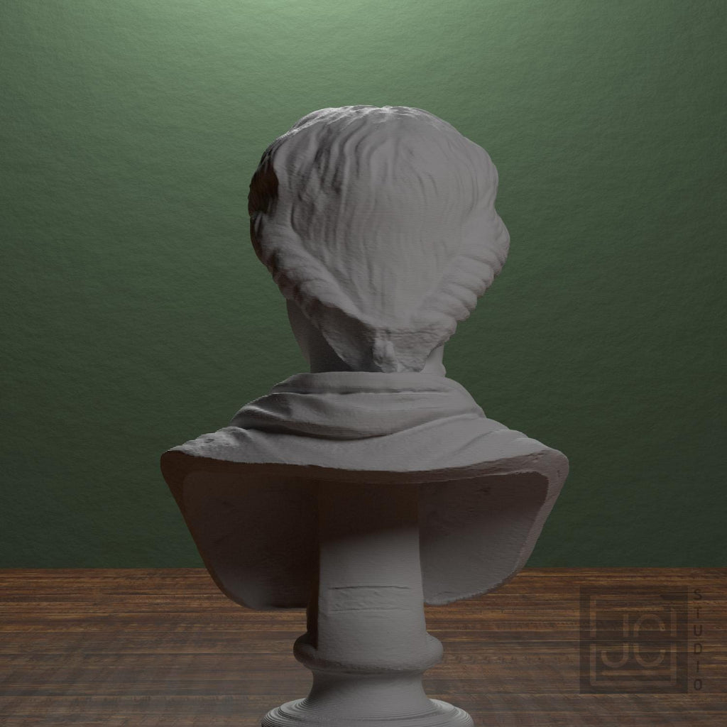 Roman Lady 3D Printed Collectible Bust