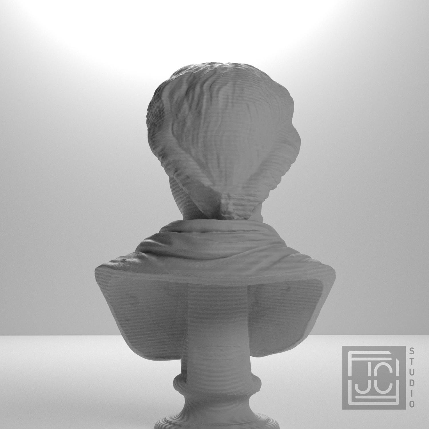 Roman Lady 3D Printed Collectible Bust