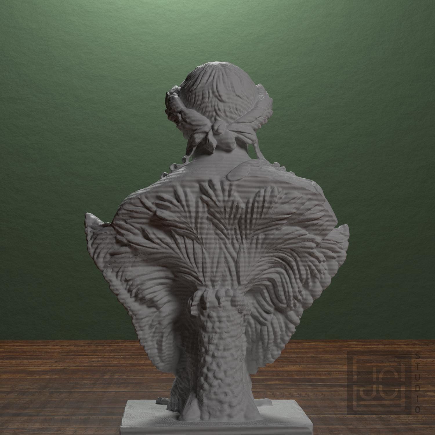 Napoleon Bonaparte 3D Printed Collectible Bust