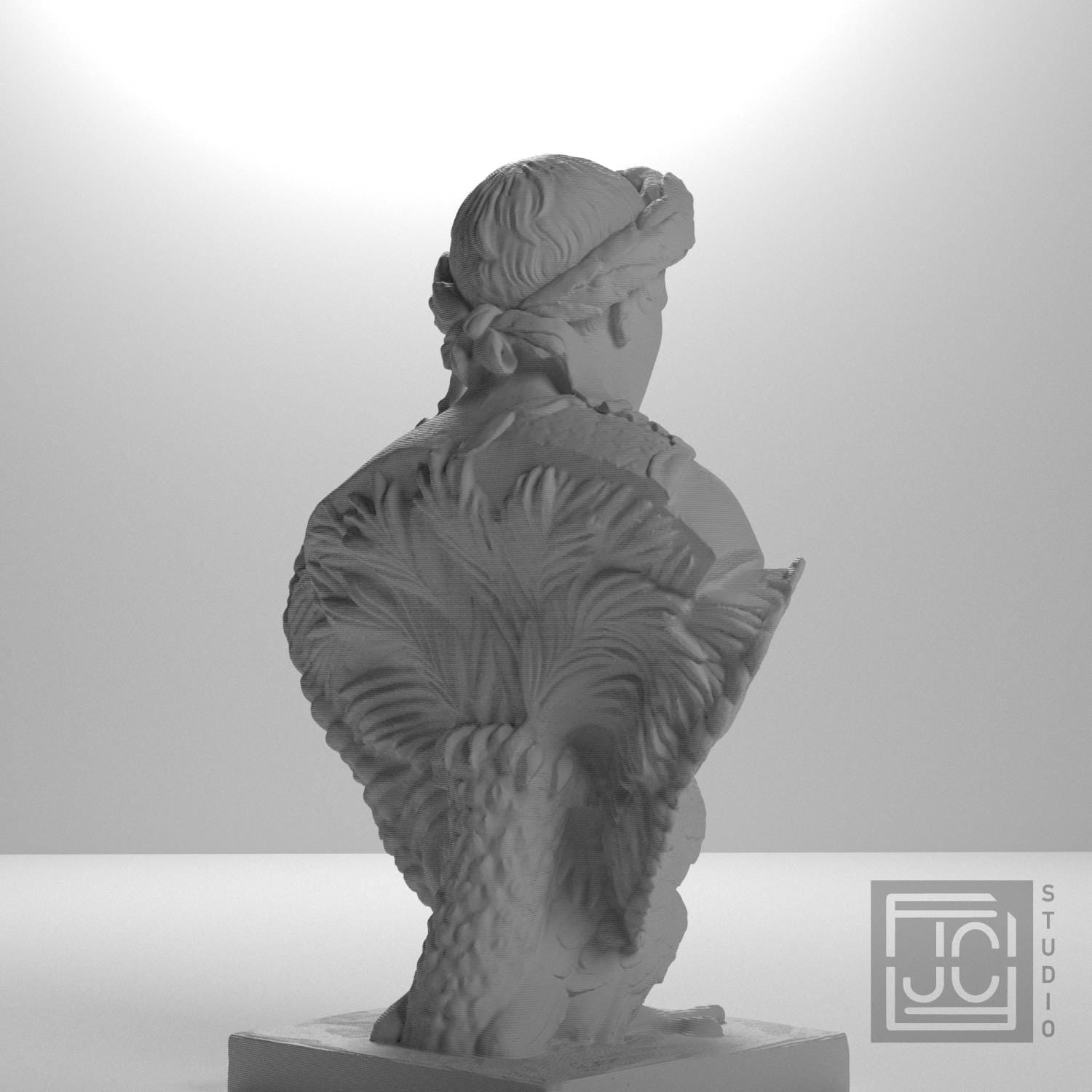 Napoleon Bonaparte 3D Printed Collectible Bust