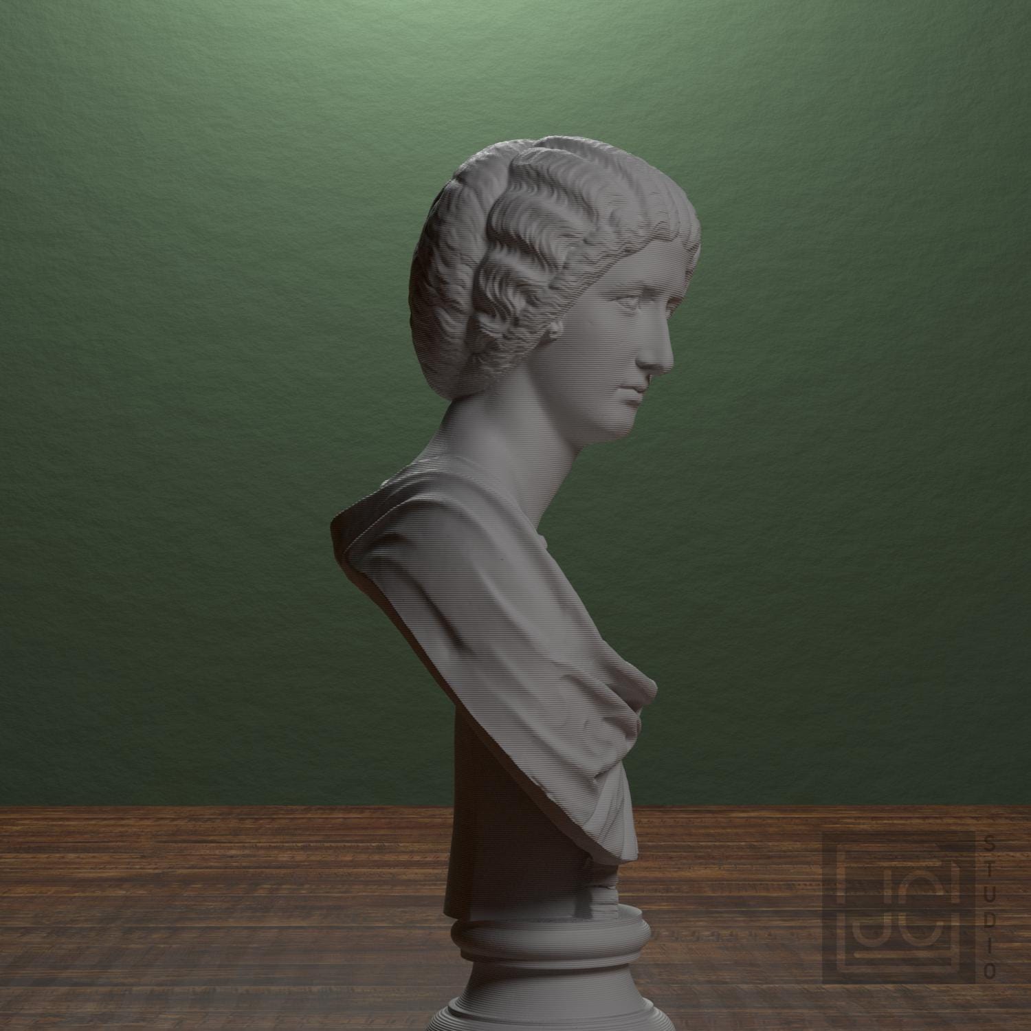 Portrait of a Noblewoman 3D Printed Museum Replica